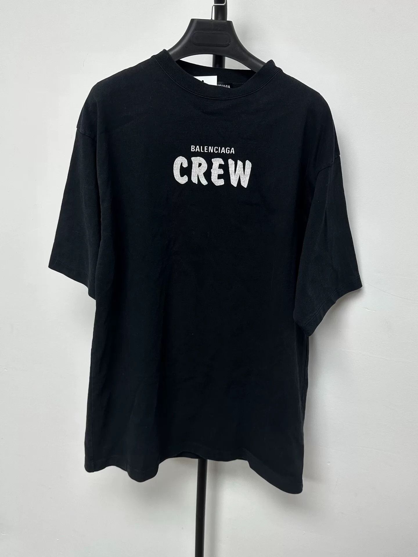 Balenciaga Loose Fit Letter Print T-Shirt