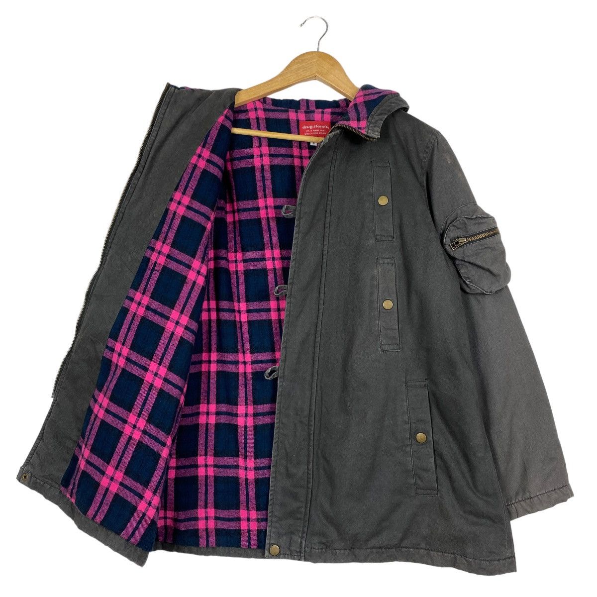 Hysteric Glamour DRUG STORES PARKA HOODIES ZIPPER JACKET Size US M / EU 48-50 / 2 - 10 Thumbnail