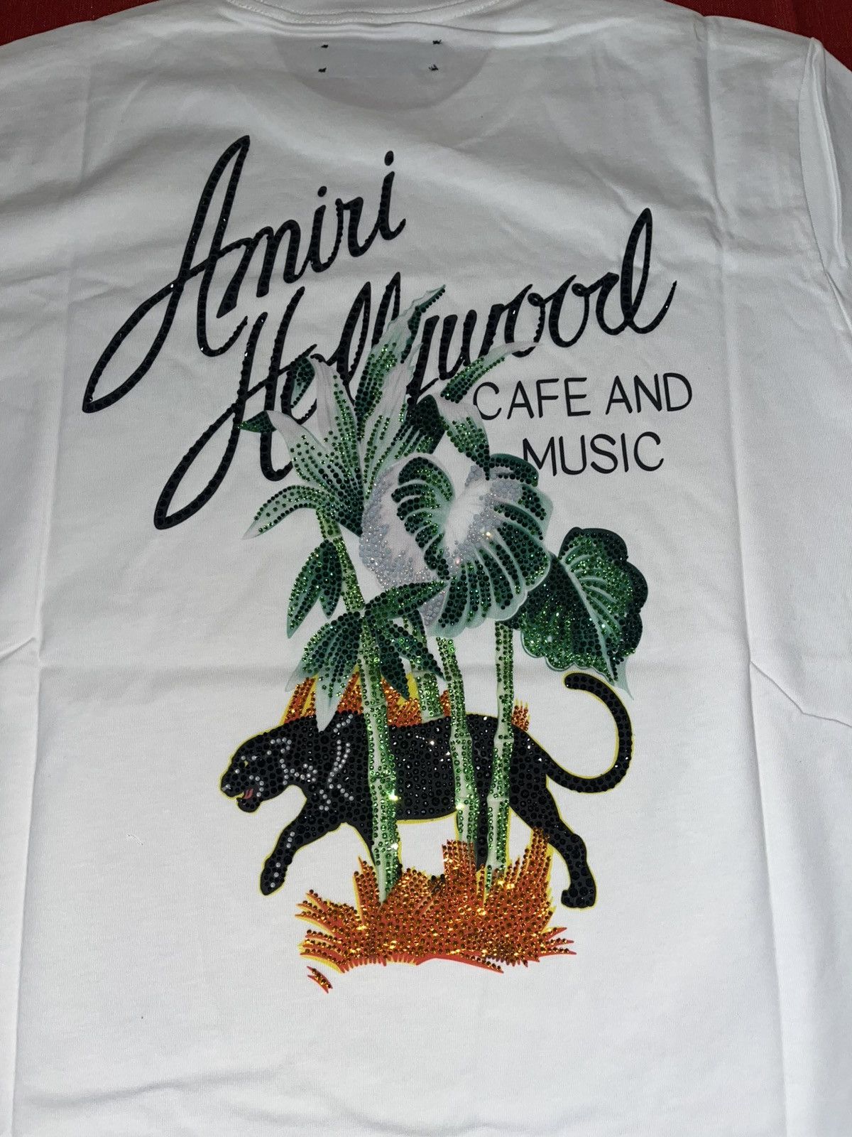 Amiri Amiri Crystal Hollywood Tee Sz L Size US L / EU 52-54 / 3 - 8 Thumbnail