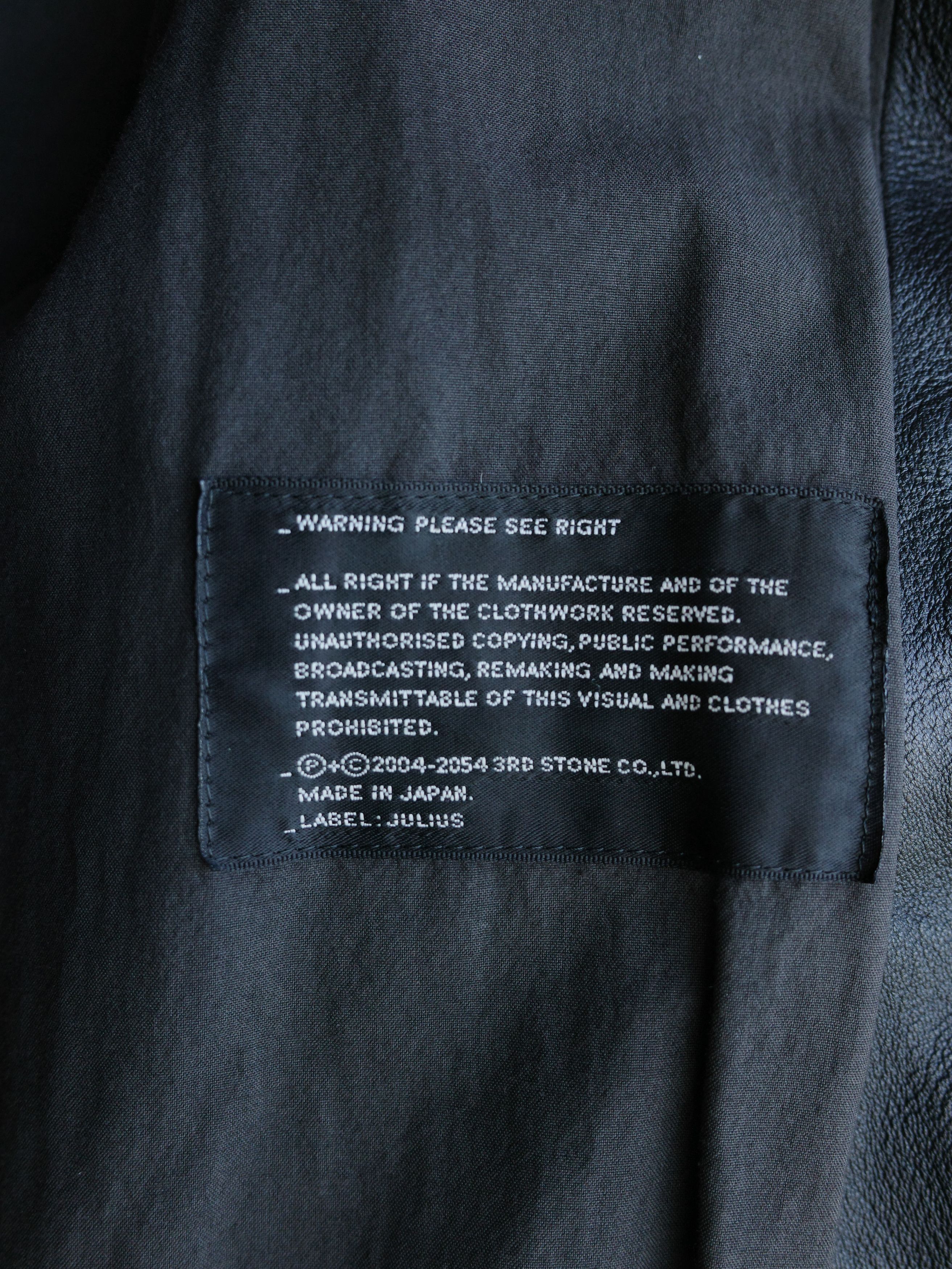 Julius Julius Motorcycle Jacket Ram Leather - A/W 2006 Size US S / EU 44-46 / 1 - 14 Thumbnail