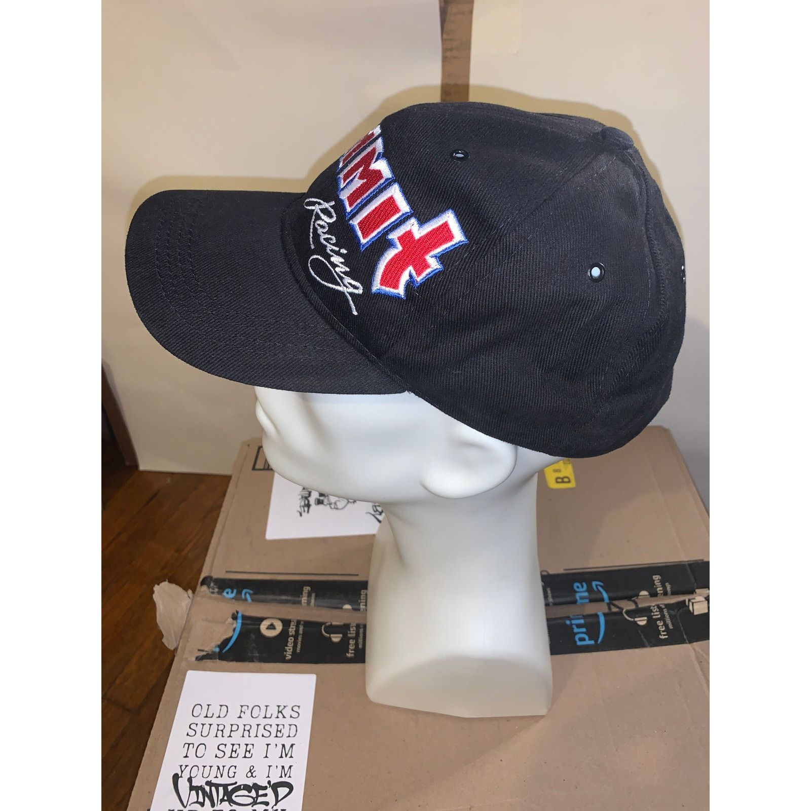 Other Vtg Summit Racing Snapback Hat Black Made in USA Racing Cap Size ONE SIZE - 7 Thumbnail