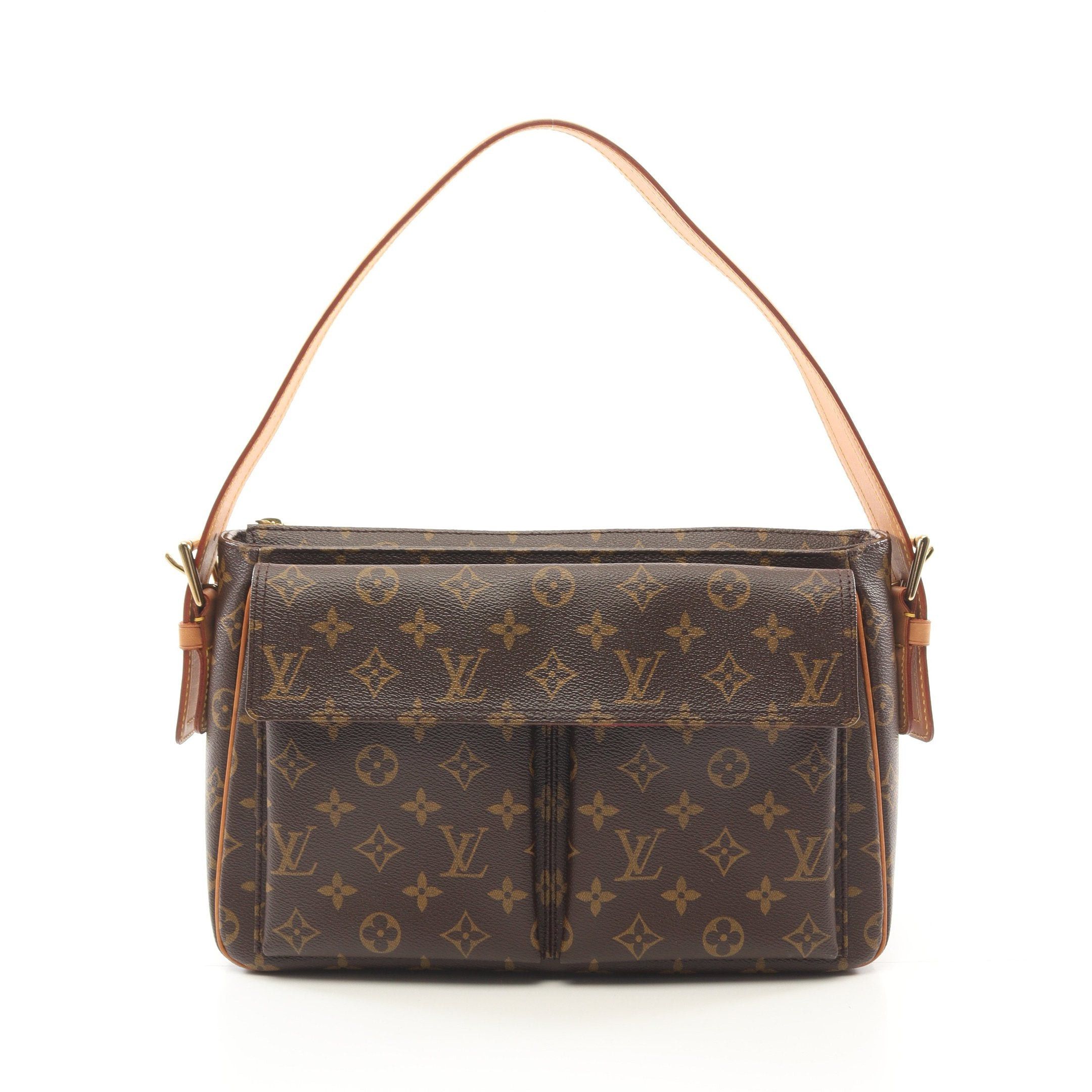 Louis Vuitton Louis Vuitton Vivacite Gm Monogram Shoulder Bag Leather Brown Size ONE SIZE - 1 Thumbnail