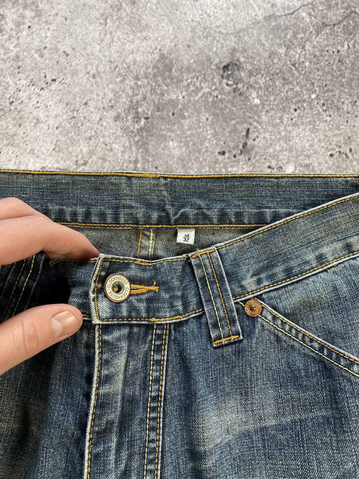 If Six Was Nine × Japanese Brand Rick Owens Junya Watanabe Style Baggy Button Denim Pants Size US 34 / EU 50 - 13 Thumbnail