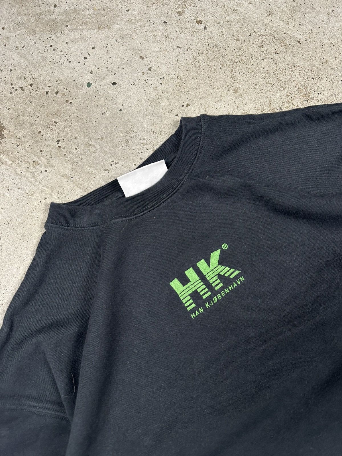 Han Kjobenhavn Han Kjobenhavn Black Embroidery Logo Crewneck Sweatshirt Size US L / EU 52-54 / 3 - 5 Thumbnail