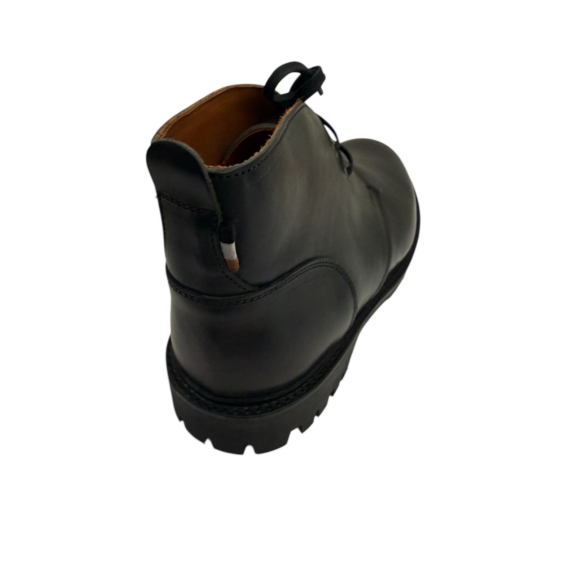 Allen Edmonds Allen Edmonds Mens Black Leather Chandler Lug Sole Chukka Bo Size US 9.5 / EU 42-43 - 6 Thumbnail