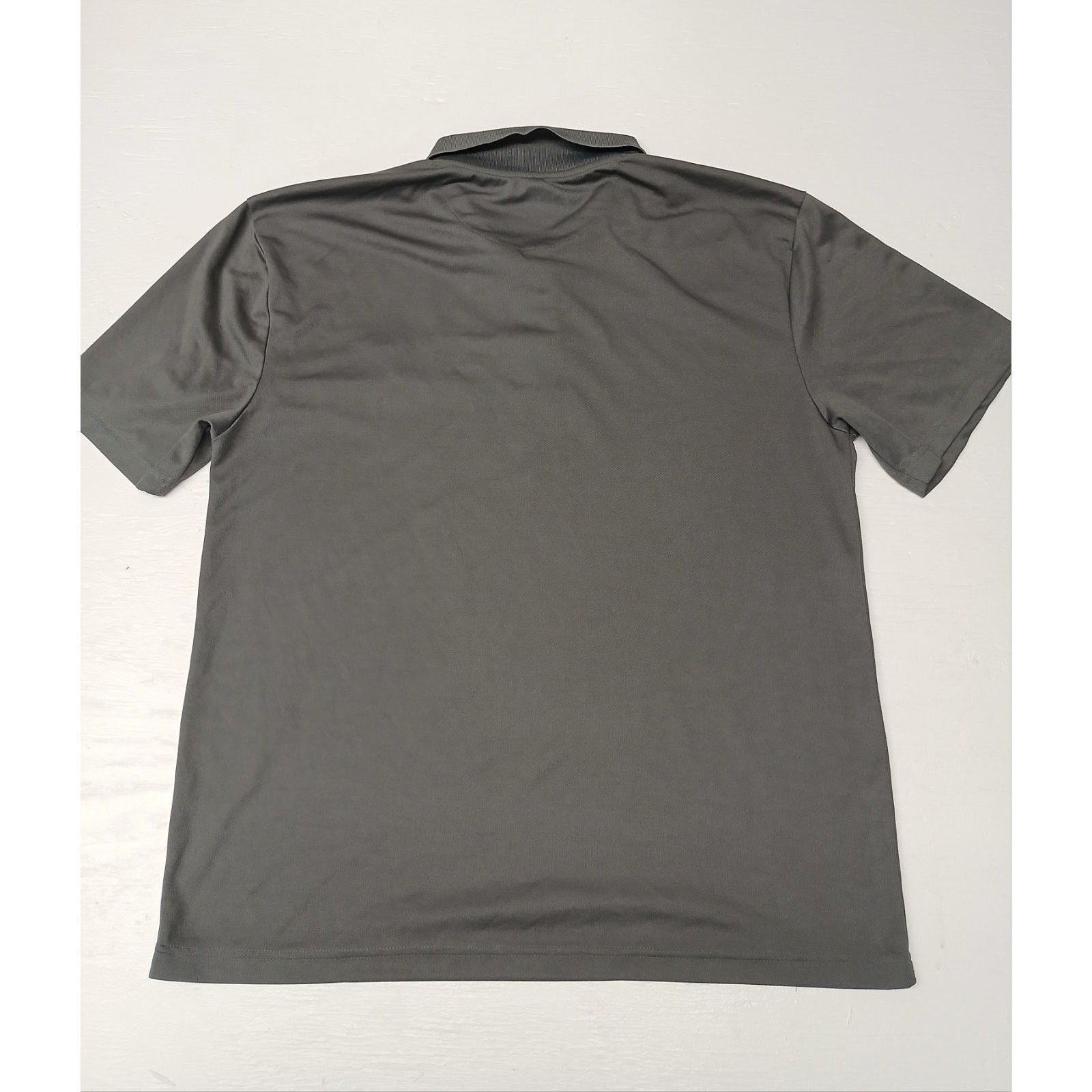 Realtree Realtree (XL) Top Gray Button Active Golf Polo Shirt Size US XL / EU 56 / 4 - 7 Thumbnail
