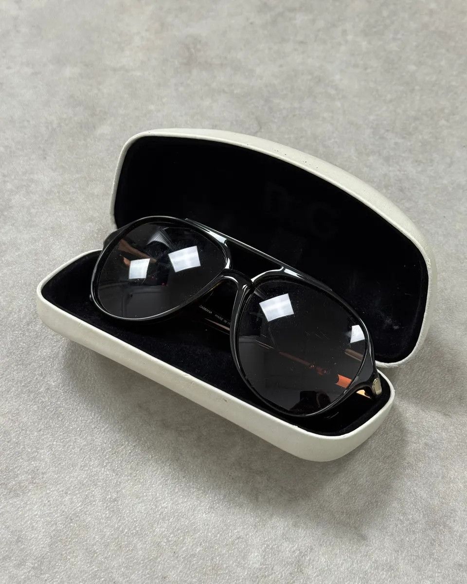 Dolce & Gabbana Dolce & Gabbana Brown Acetate Aviator Sunglasses Size ONE SIZE - 1 Thumbnail