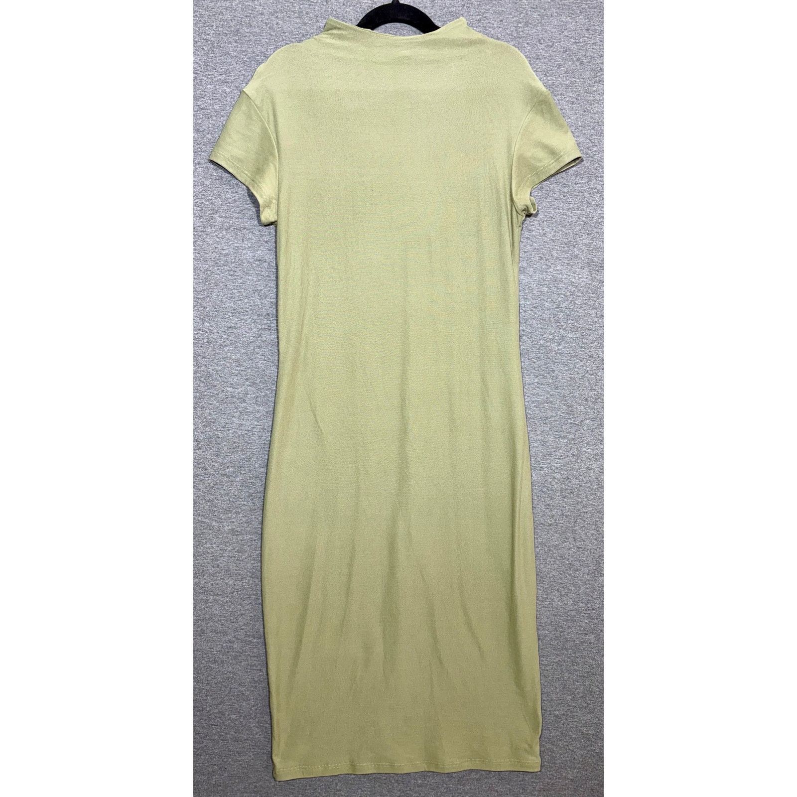 Other Love Ari | Olive Green T-Shirt BodyCon Dress | Medium Size M / US 6-8 / IT 42-44 - 2 Thumbnail