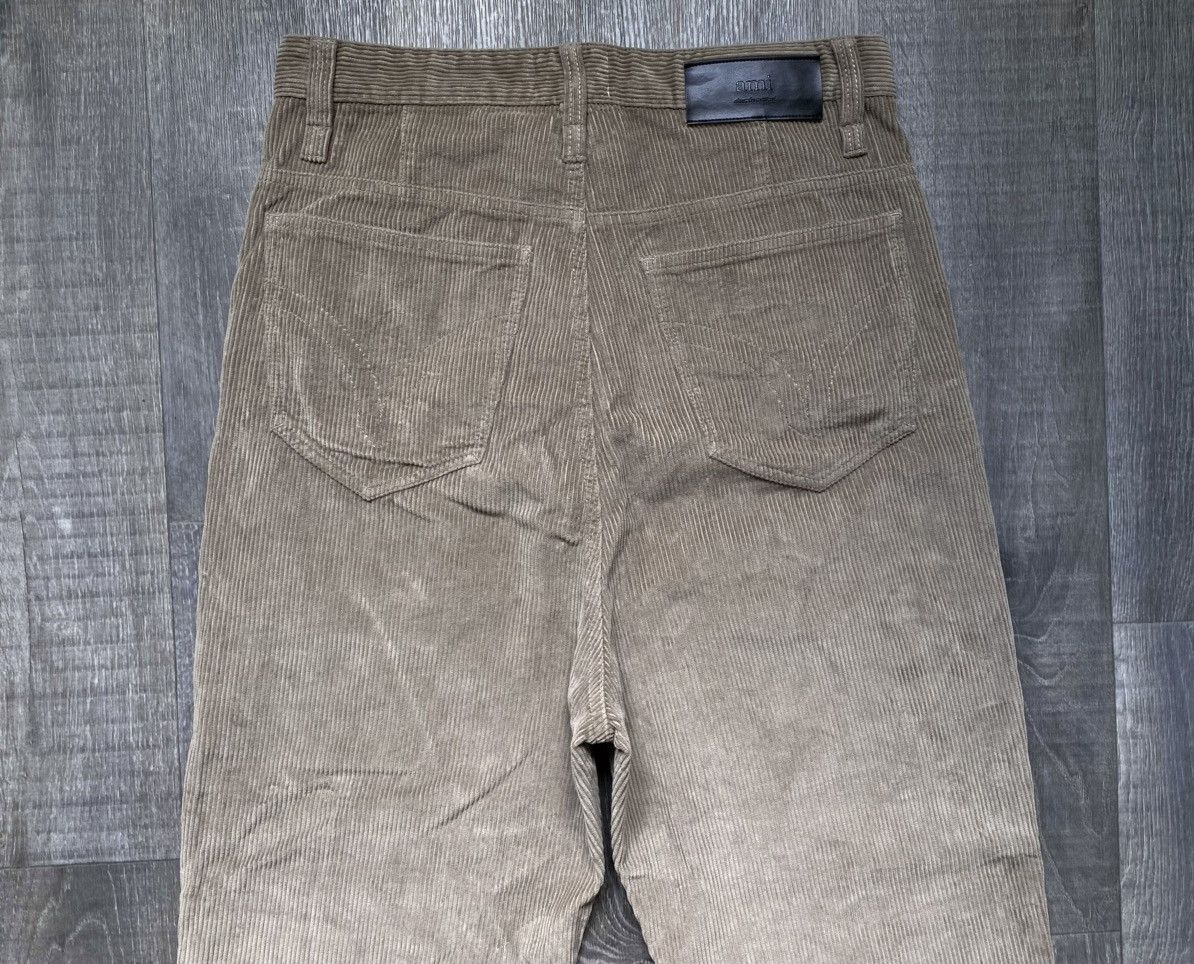 AMI AMI Paris Alexandre Mattiussi Velvet Corduroy Casual Trouser Size US 32 / EU 48 - 21 Thumbnail