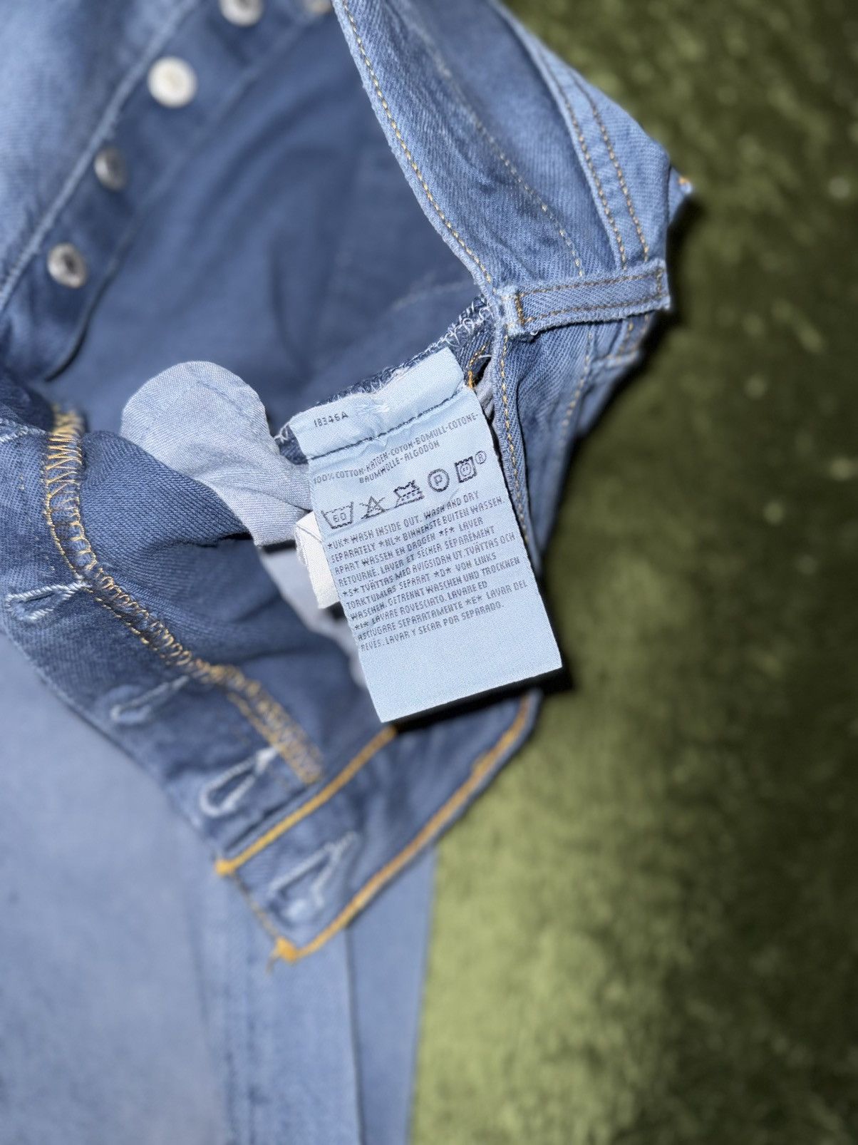 Levi's [W36/L36] Levi’s 501 Europe Hand-Dyed Wash Denim Pants Size US 36 / EU 52 - 4 Thumbnail