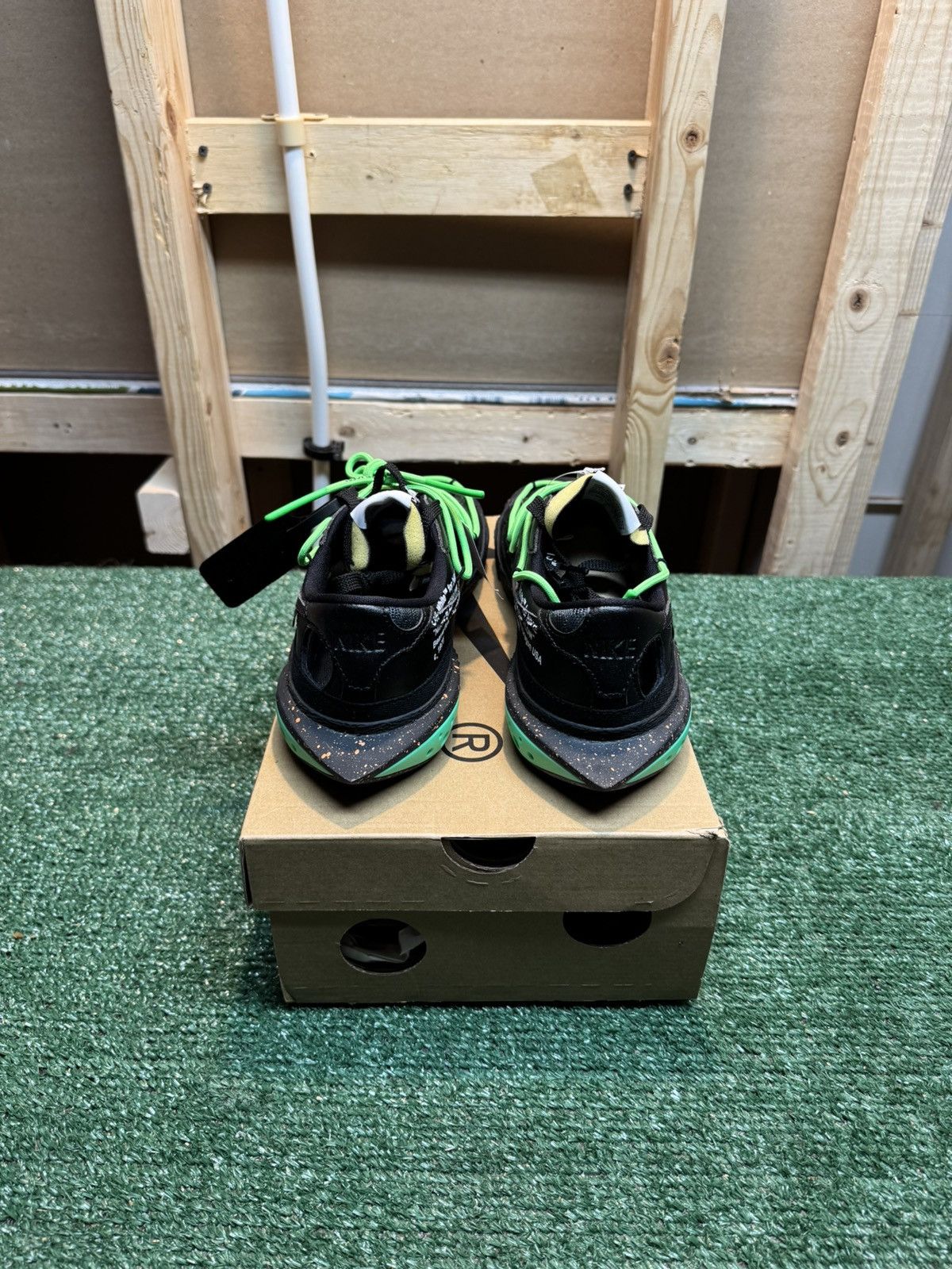 Nike Nike Blazer Low Off White Black Electro Green Size 8.5 Size US 8.5 / EU 41-42 - 7 Thumbnail