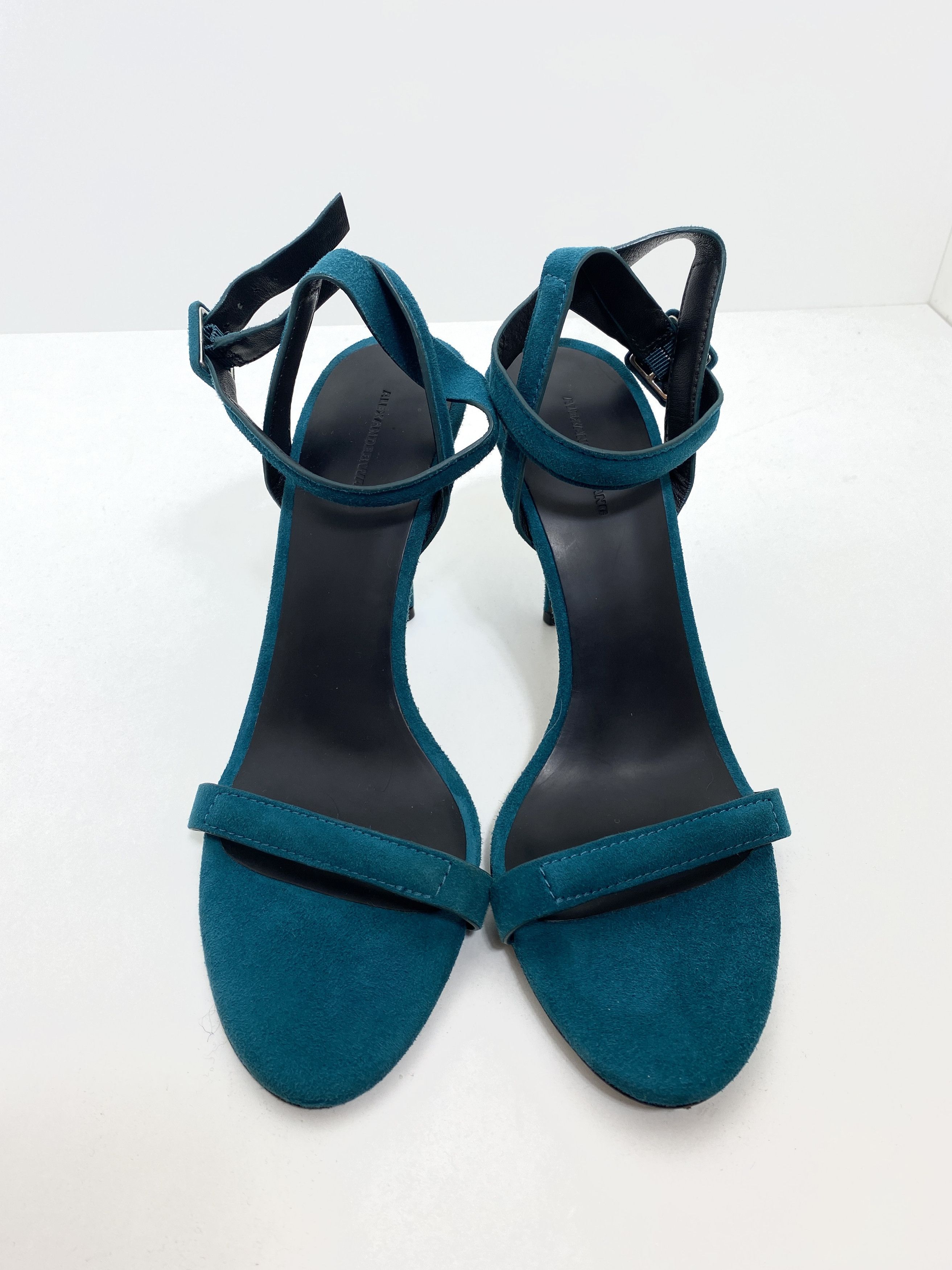Alexander Wang Alexander Wang Turquoise Suede Heels Size US 10 / IT 40 - 3 Thumbnail