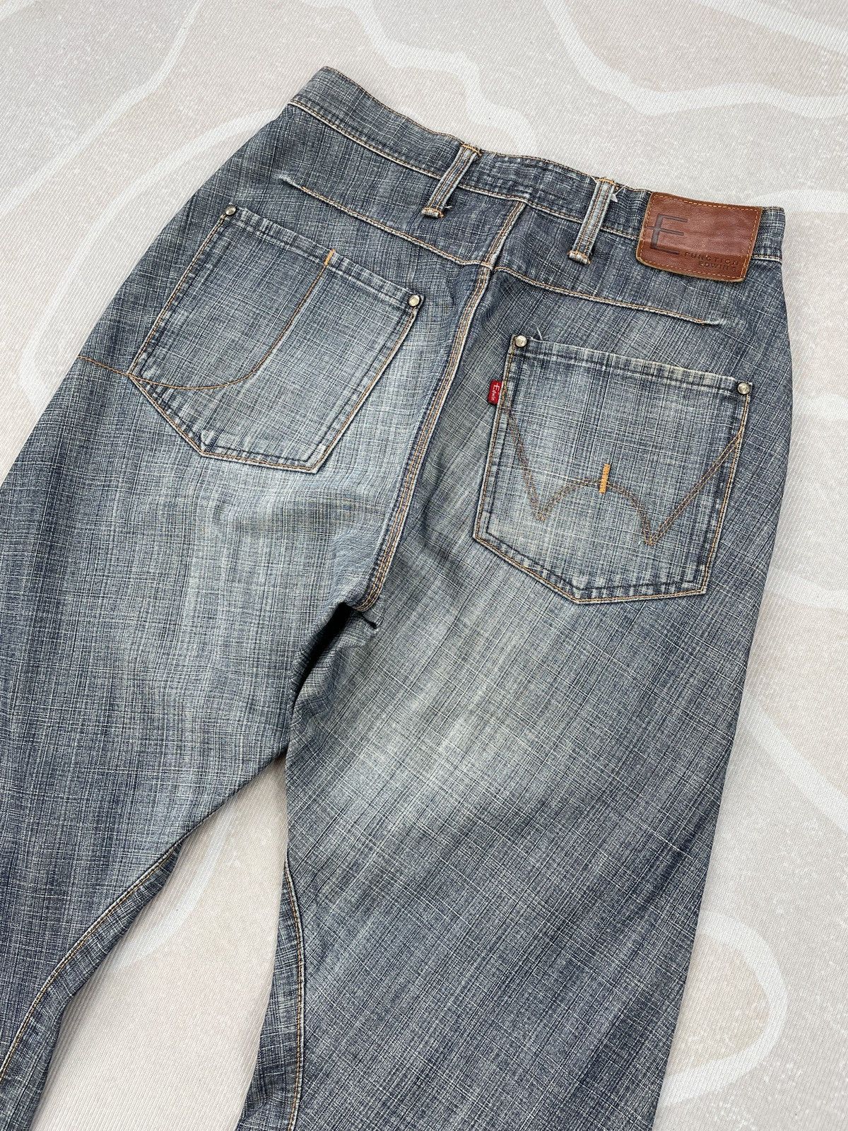Tornado Mart Vintage Edwin E-Function Rusty Mudwash Jeans (P53) Size US 28 / EU 44 - 7 Thumbnail