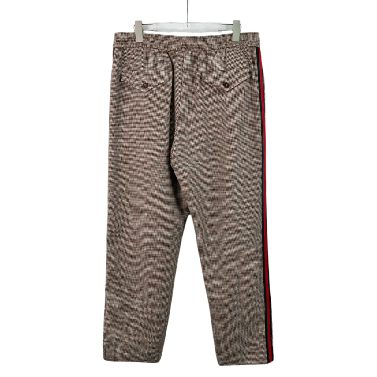 Gucci J15608 Gucci Mens Houndstooth Wool Track Pants Size US 34 / EU 50 - 2 Thumbnail
