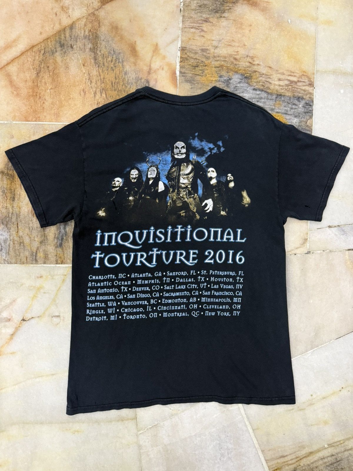 Band Tees × Marilyn Manson × Vintage Cradle Of Filth TOURture 2016 copyright 2015 Size US M / EU 48-50 / 2 - 4 Thumbnail