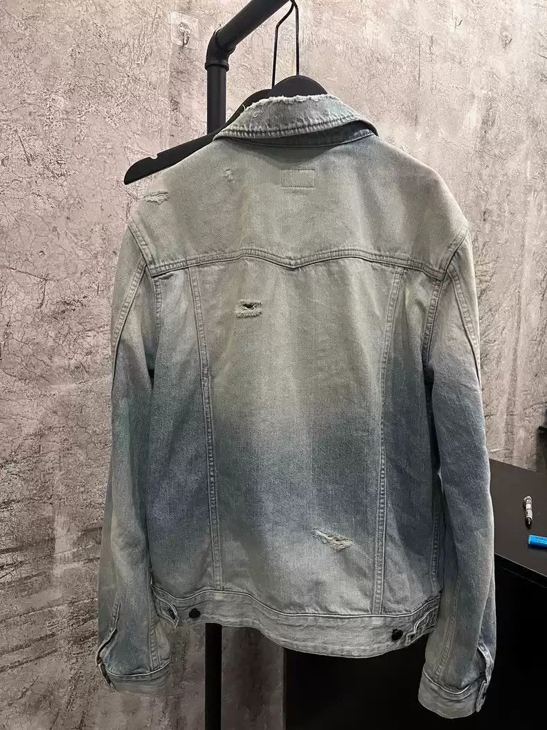 Saint Laurent Paris Saint Laurent Paris Denim jacket-2505 Size US XL / EU 56 / 4 - 2 Thumbnail