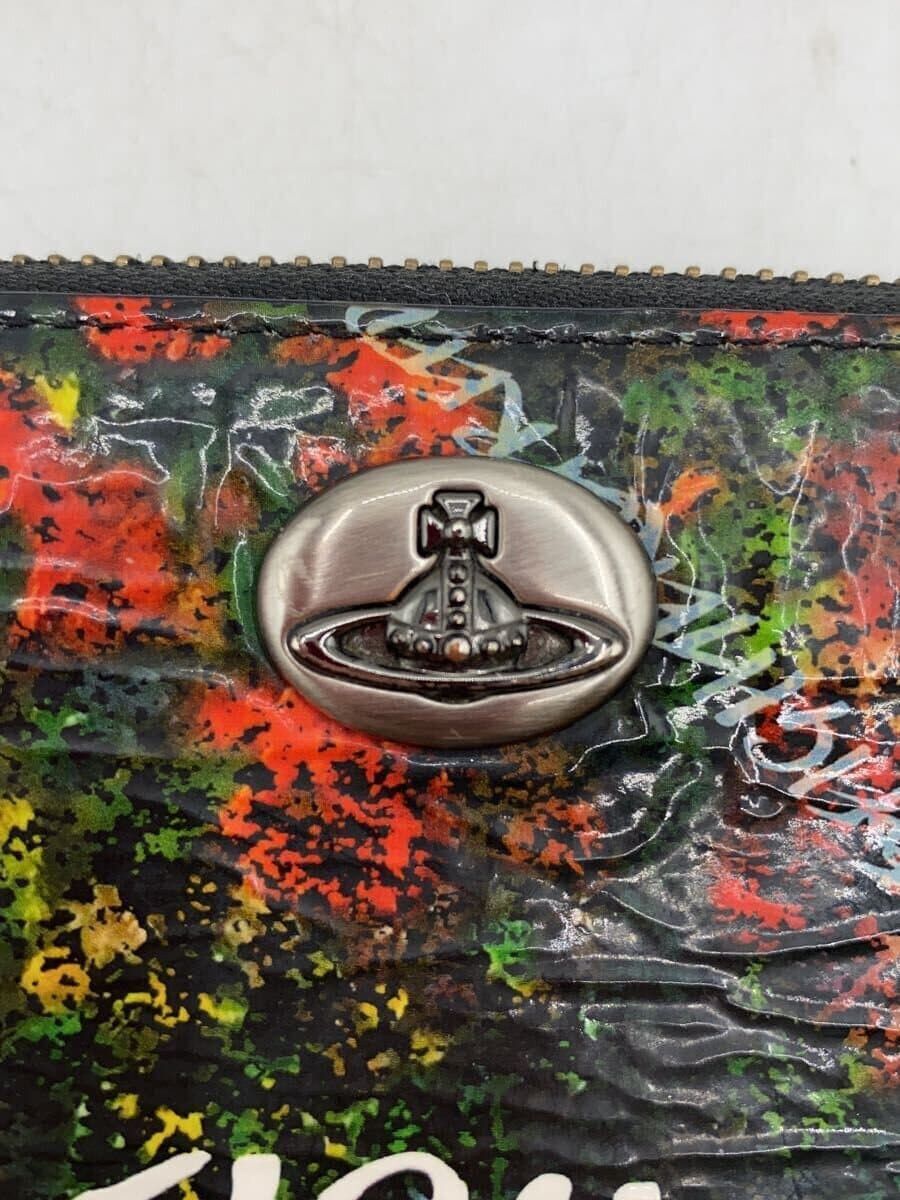 Vivienne Westwood Vivienne Westwood Monogram Pig Lthr Long Wallet Multi Colour Size ONE SIZE - 3 Thumbnail