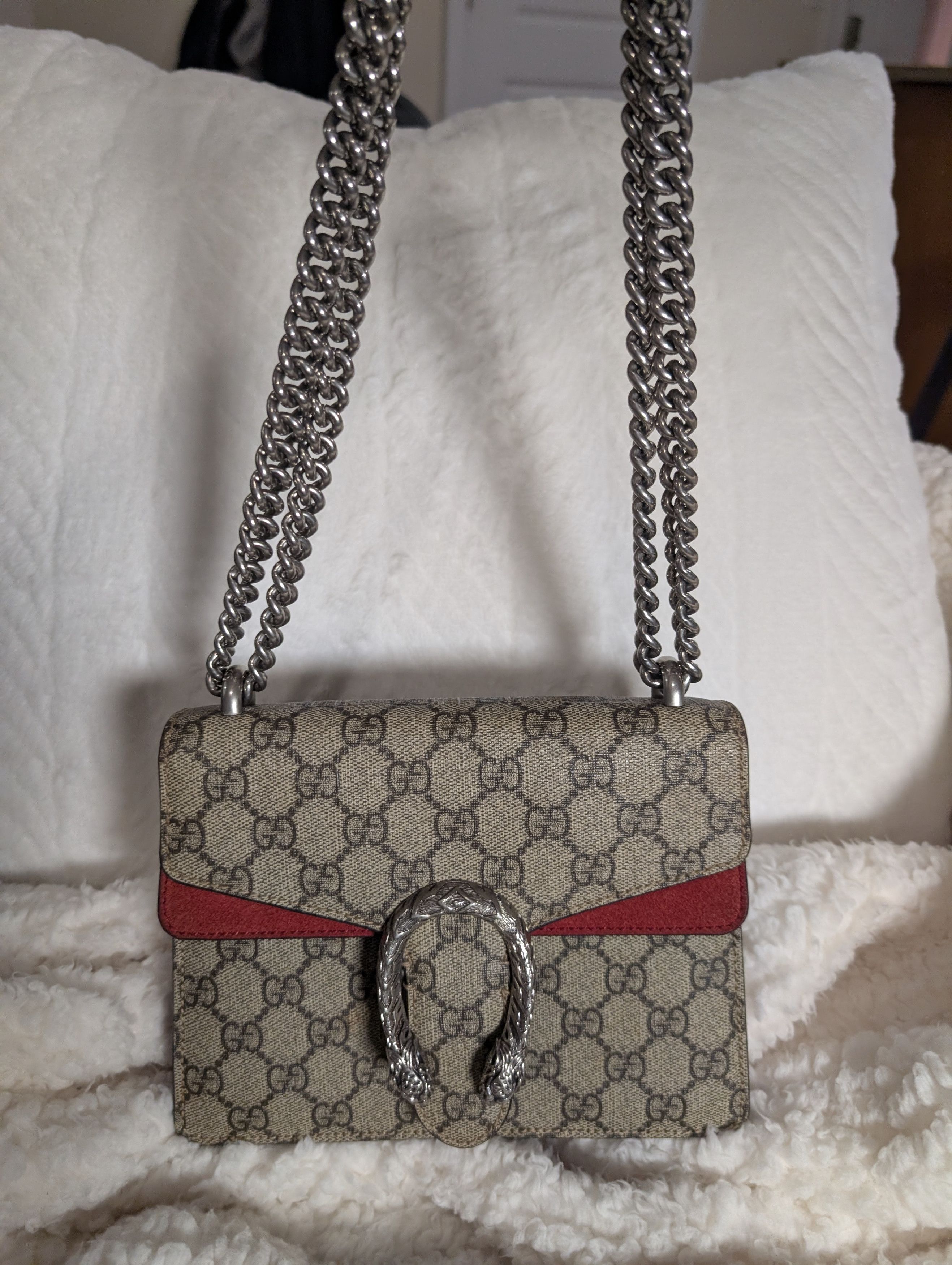 Gucci Gucci Beige Red GG Dionysus Size ONE SIZE - 6 Thumbnail