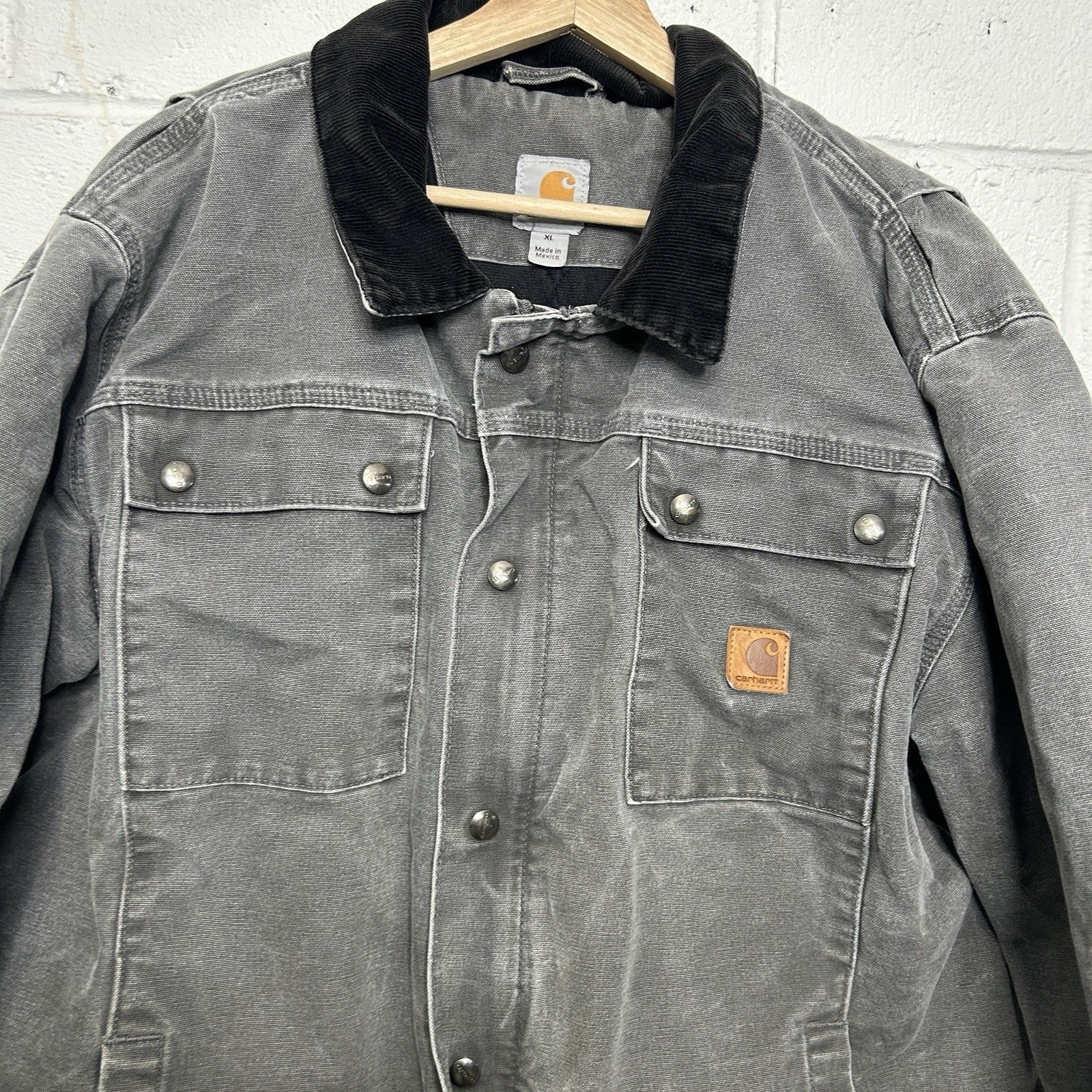 Carhartt Carhartt Canvas Quilted Tractor Jacket “Gravel/Grey” 103194 Size US XL / EU 56 / 4 - 3 Thumbnail