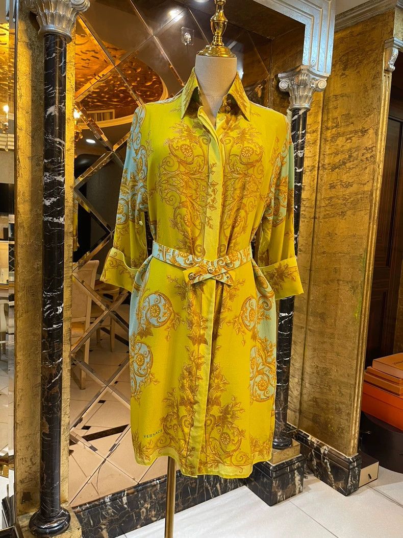 Versace Versace Classic baroque shirt dress Size M / US 6-8 / IT 42-44 - 1 Thumbnail
