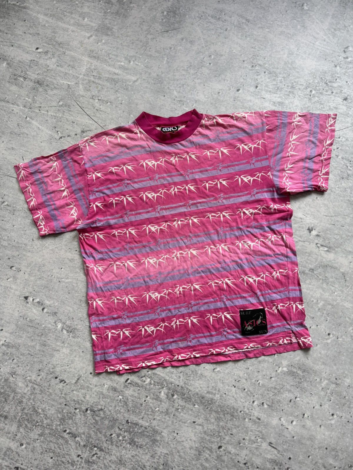 Asics × Vintage Asics pink rare tee surf stussy style Size US XL / EU 56 / 4 - 1 Thumbnail