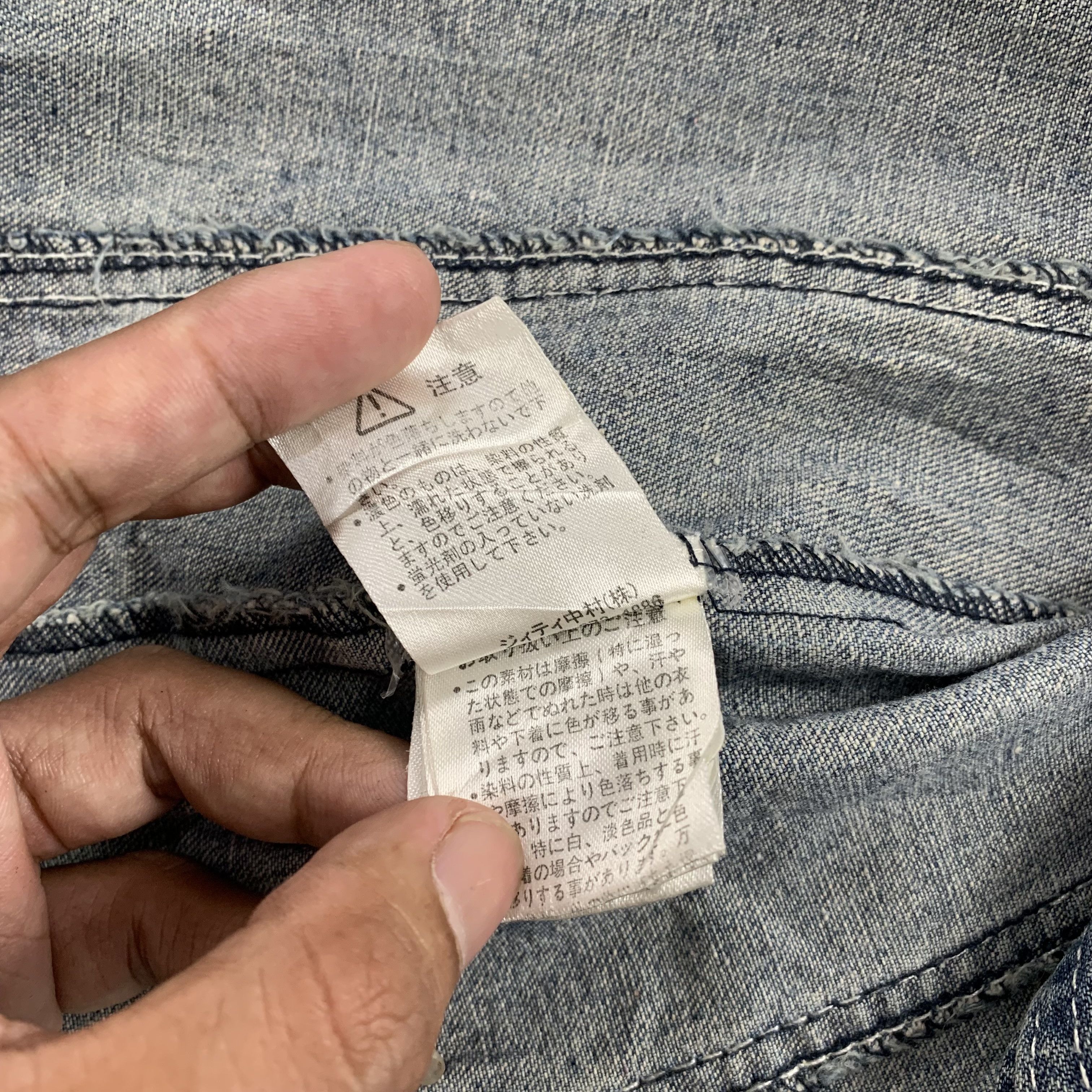 If Six Was Nine × Japanese Brand × Le Grande Bleu (L.G.B.) In The Attic “Rocker Heaven” Cambray Shirt Size US M / EU 48-50 / 2 - 11 Thumbnail