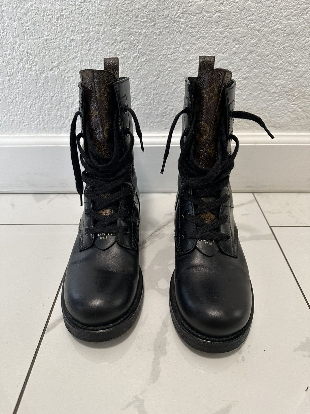 Louis Vuitton LV Leather Boots Size US 8 / IT 38 - 1 Thumbnail