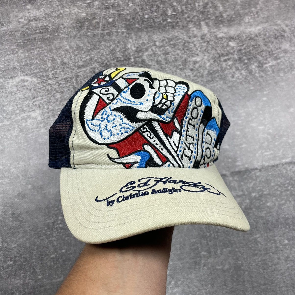 Ed Hardy Ed Hardy by Christian Audigier Tatto You Cap Size ONE SIZE - 3 Thumbnail