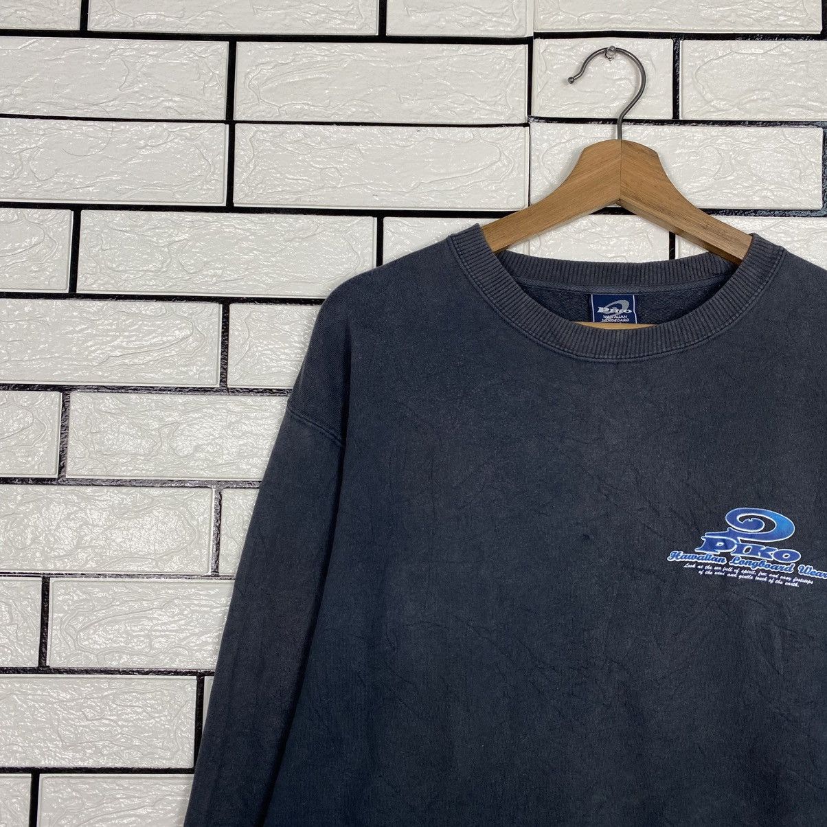 Japanese Brand 📌Vintage Sweatshirt Piko Hawaii Big Logo Size US M / EU 48-50 / 2 - 8 Thumbnail