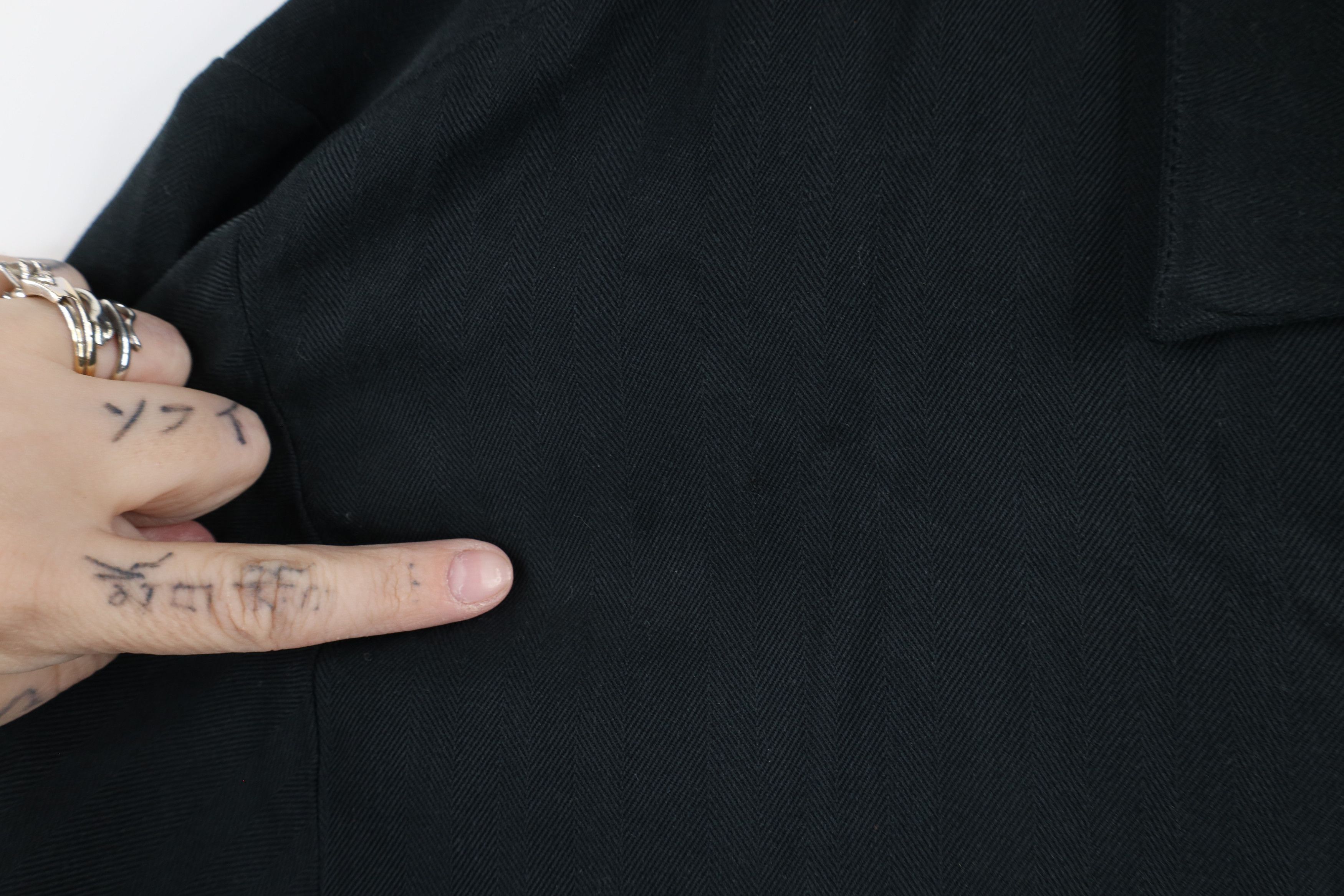 Vintage Vintage 90s Streetwear Herringbone Collar Button Shirt Size US XL / EU 56 / 4 - 5 Thumbnail
