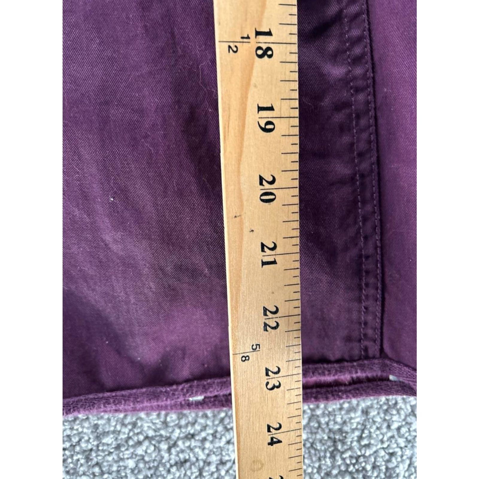 J.Crew J.CREW Jacket Womens Small Purple Cotton Canvas Shirt? Size S / US 4 / IT 40 - 8 Thumbnail