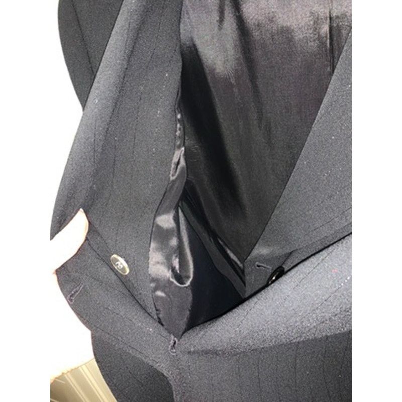 JH Collectibles JH Collectibles Women's Black Pinstripe PantSuit Set Size 10 Size 32" / US 10 / IT 46 - 17 Thumbnail