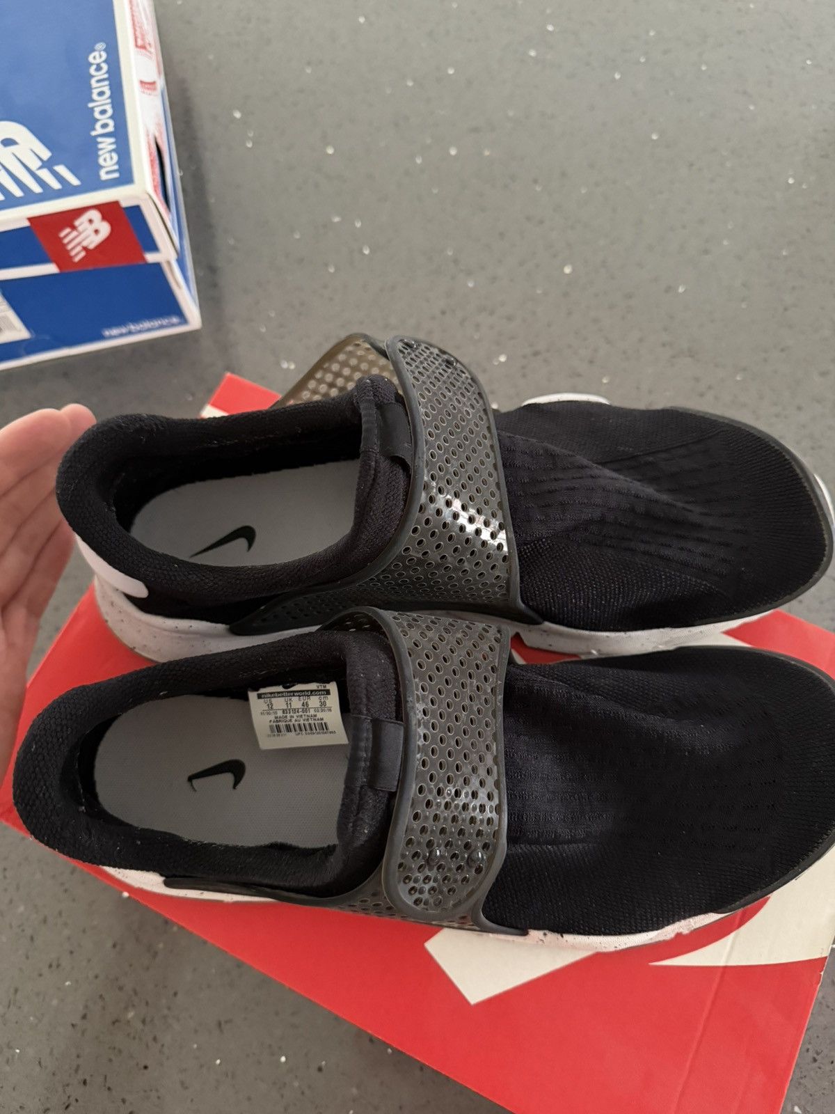 Nike Nike Sock Dart Black White 12US Size US 12 / EU 45 - 7 Thumbnail