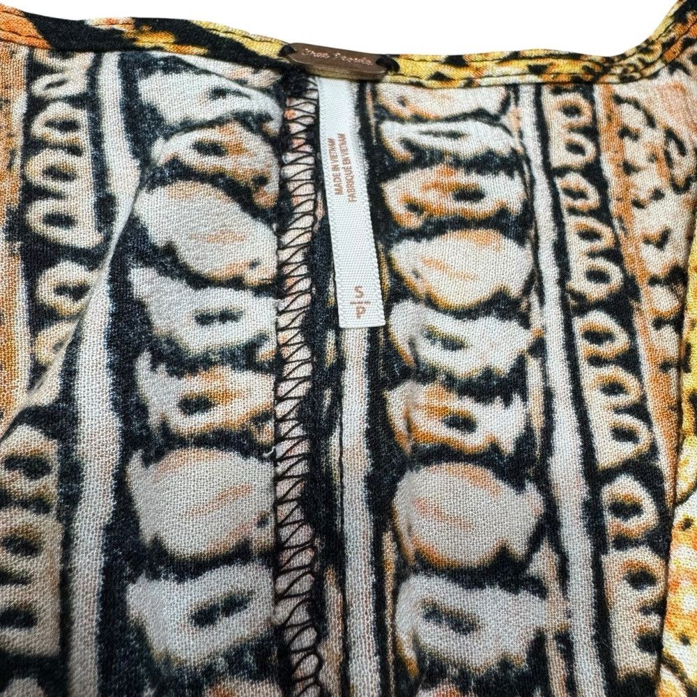 Free People Free People Wild & Free Black Combo Blouse Size S Size S / US 4 / IT 40 - 8 Thumbnail