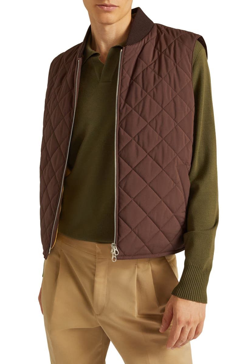 Loro Piana o1srvl11e0325 Vest in Brown Size US L / EU 52-54 / 3 - 2 Thumbnail