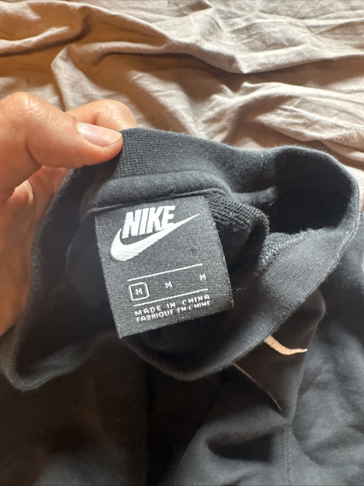 Nike Nike Double Swoosh Black Sweatshirt Great Condition Size US M / EU 48-50 / 2 - 3 Thumbnail