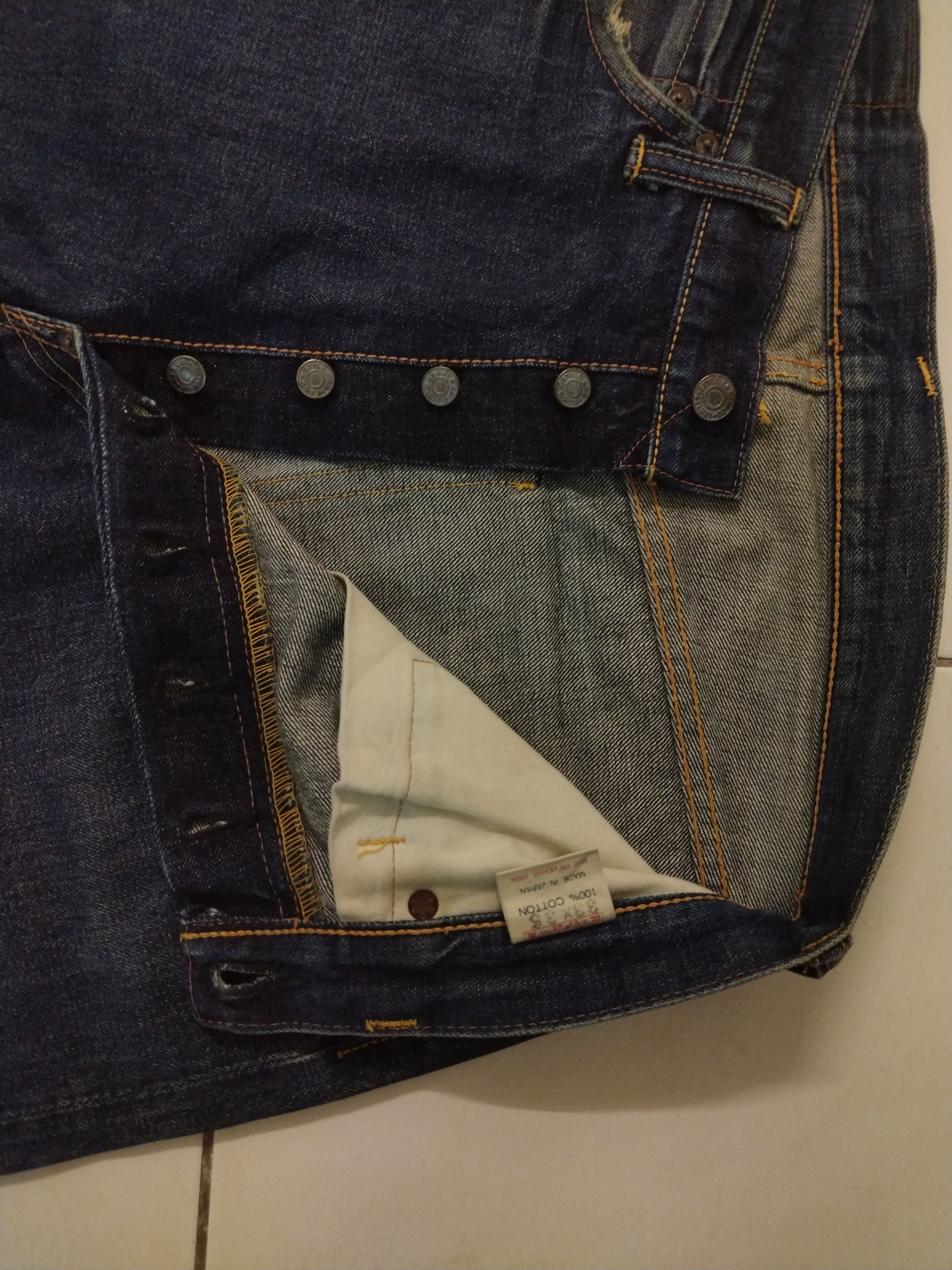 Evisu 💥SENDOFFER💥 Vtg Evisu No.2 Dowluck Selvedge Denim 33X35 Size US 32 / EU 48 - 10 Thumbnail