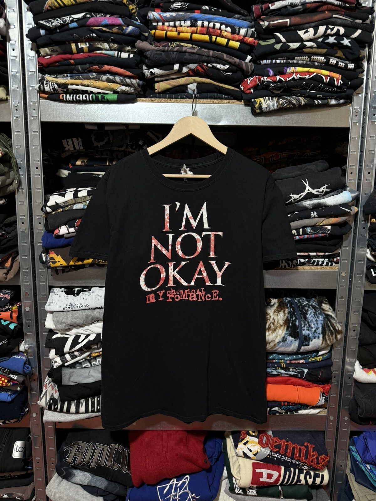 Band Tees Vintage 2000’s I'm Not Okay My Chemical Romance T-Shirt Y2K Size US L / EU 52-54 / 3 - 1 Thumbnail