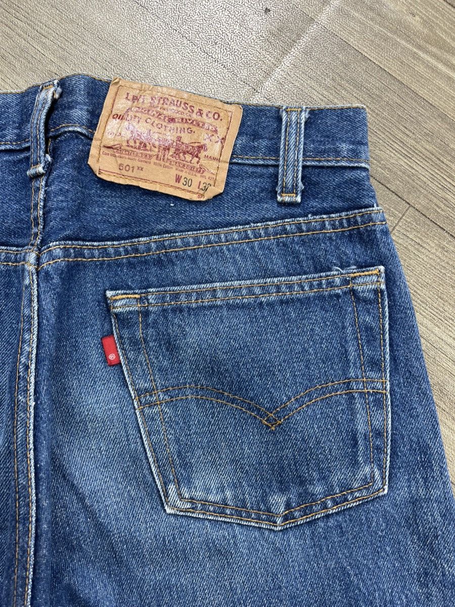 Levi's Vintage Clothing 🇺🇸1990s Vintage Levis 501XX 30x32 Straight Leg Blue Jeans Size US 29 - 16 Thumbnail