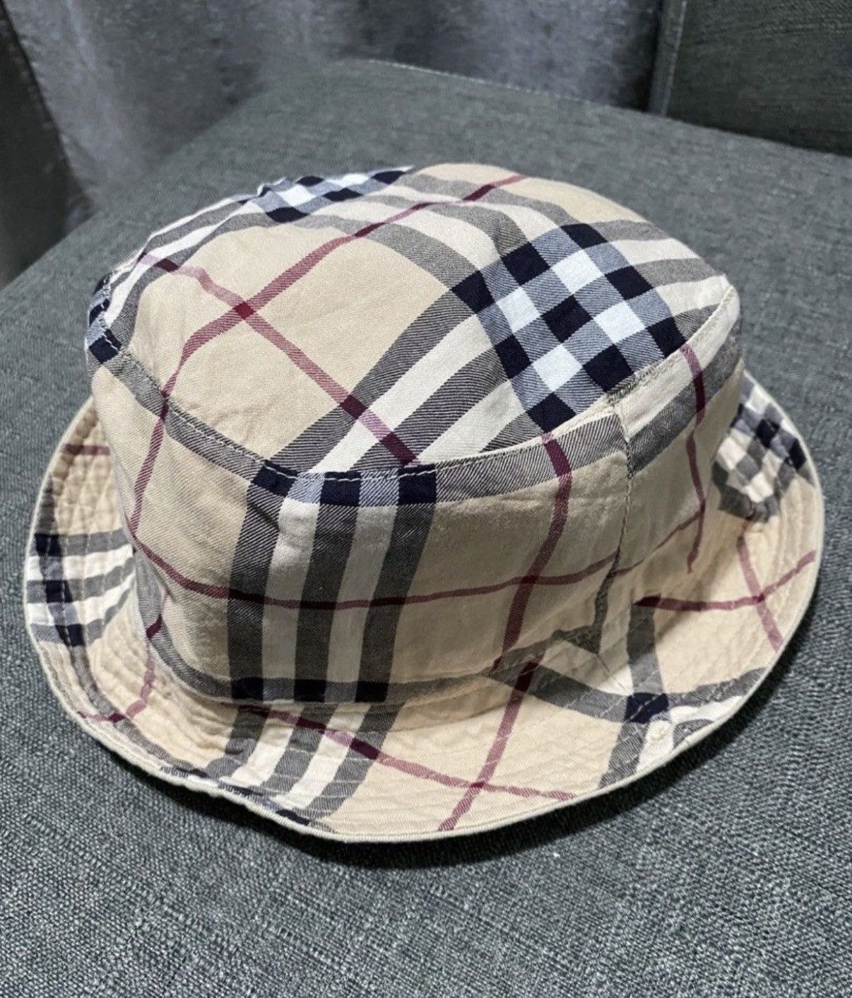 Burberry VTG Burberry Nova Checked Hat Size ONE SIZE - 1 Thumbnail