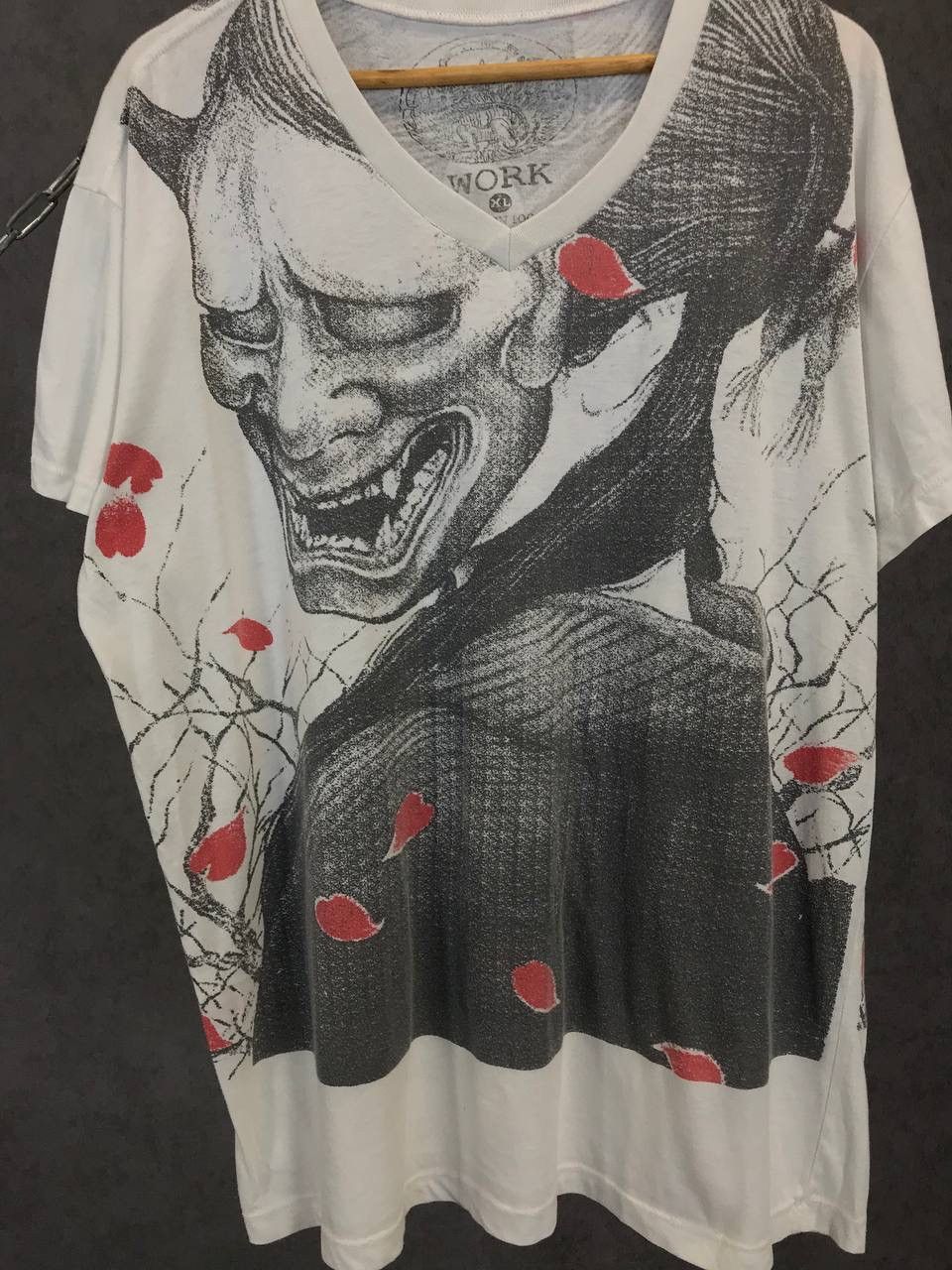 Anime Japanese anima samurai overprinted tee Size US XL / EU 56 / 4 - 4 Thumbnail