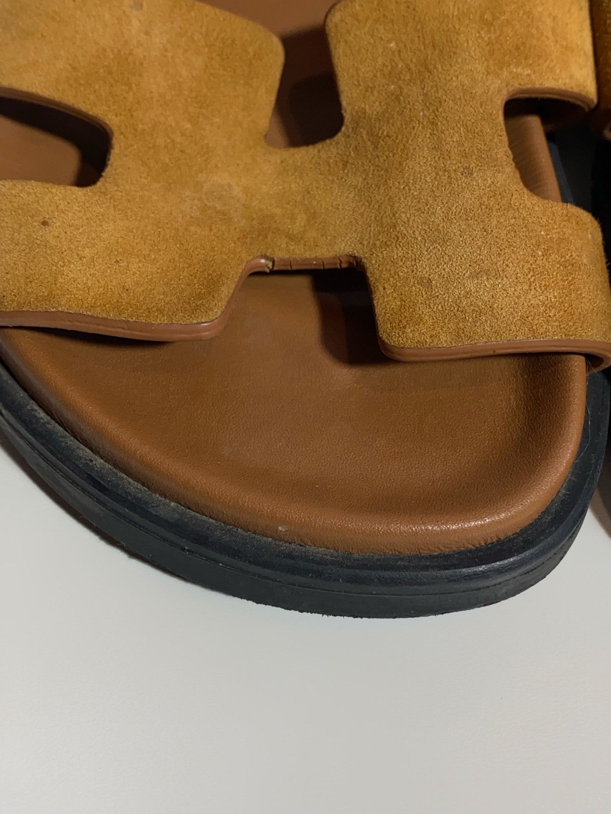 Hermes Hermes Calfskin Women’s Sandals Size US 7 / IT 37 - 8 Thumbnail