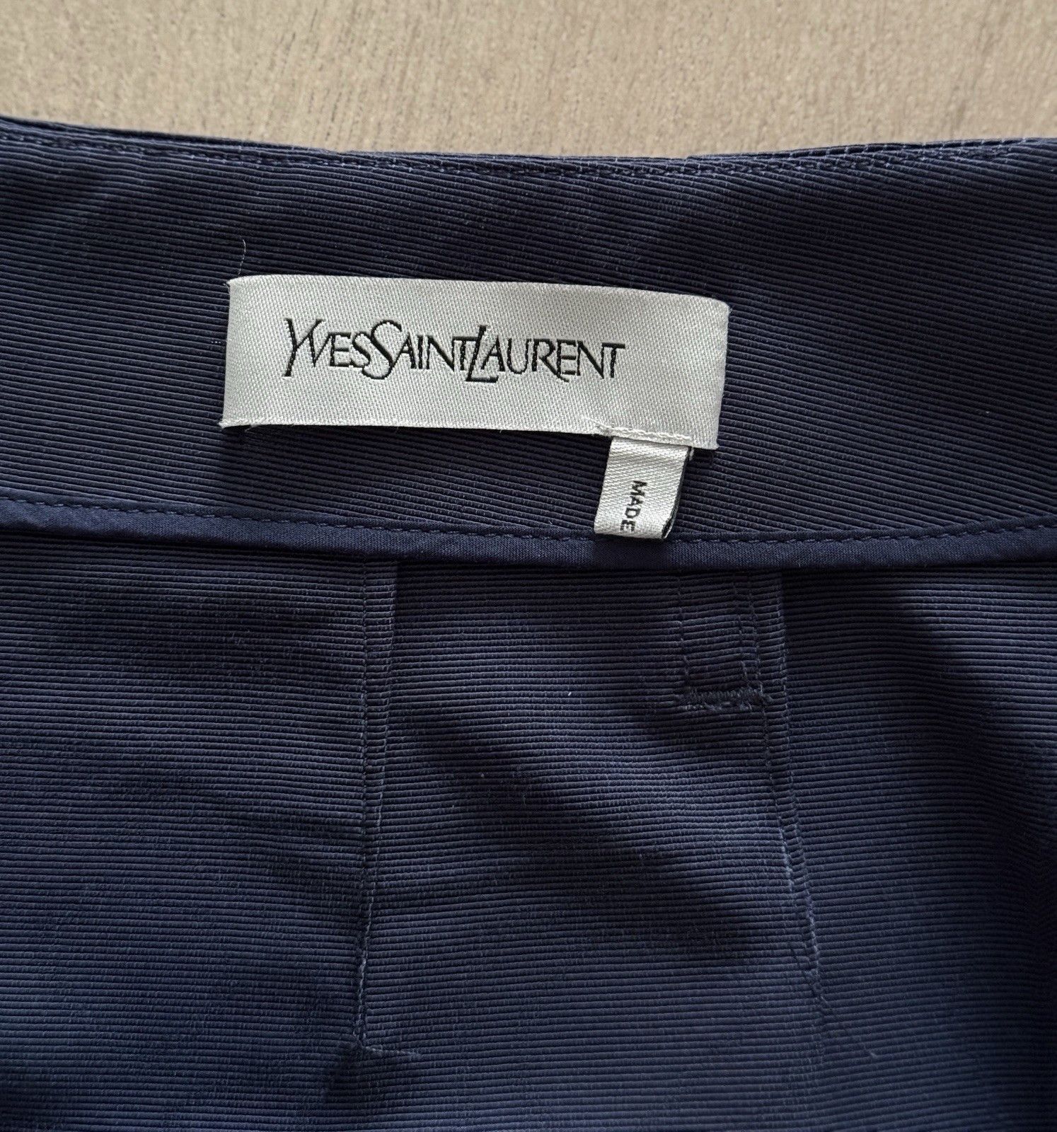 Yves Saint Laurent Vintage 2000s Yves Saint Laurent Womens Pants Trousers Chino Size 27" / US 4 / IT 40 - 11 Thumbnail