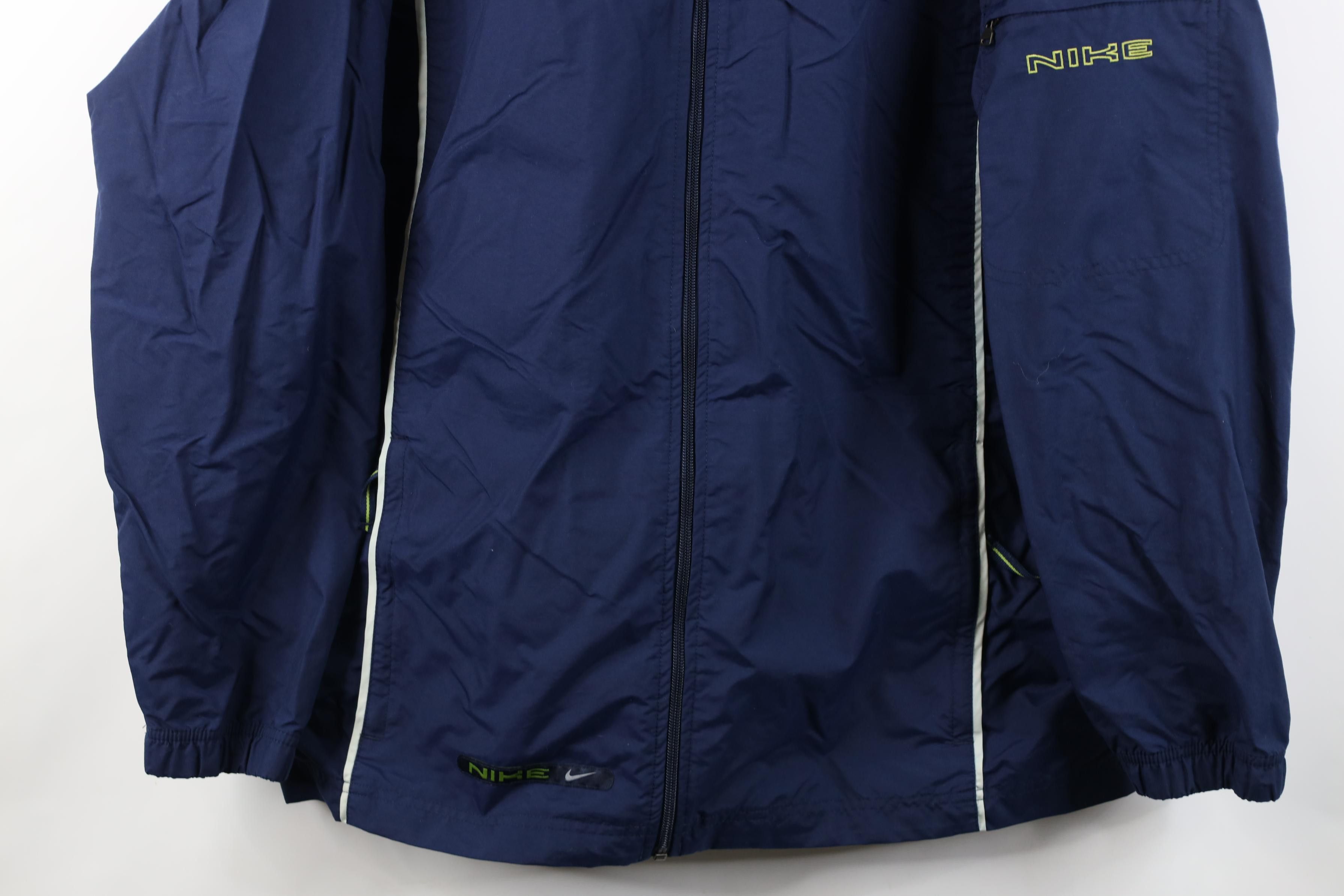 Nike Vintage Y2K Nike Mini Swoosh Full Zip Windbreaker Jacket Size US XL / EU 56 / 4 - 3 Thumbnail