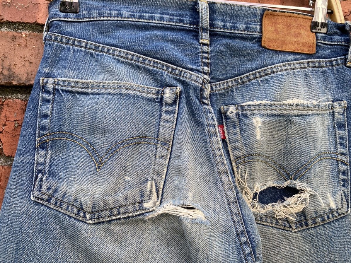 Levi's Vintage Clothing W30x31 Vintage levi's 503B redline distressed big E JAPAN Size US 30 / EU 46 - 7 Thumbnail