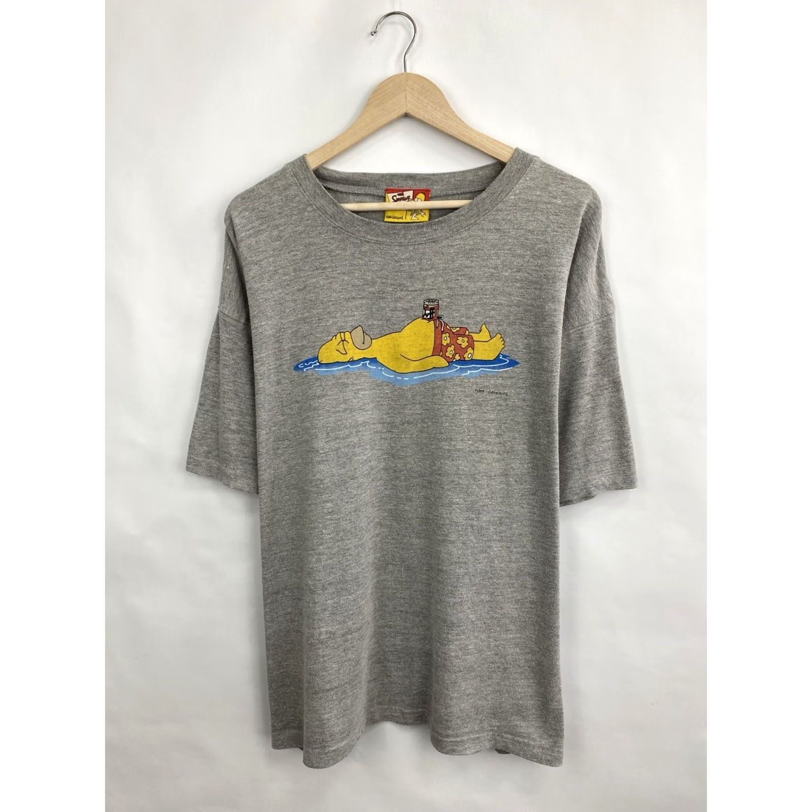 Vintage VINTAGE 90s The Simpsons t-shirt Matt Groening retro size XXL Gray Mens Size US XXL / EU 58 / 5 - 3 Thumbnail