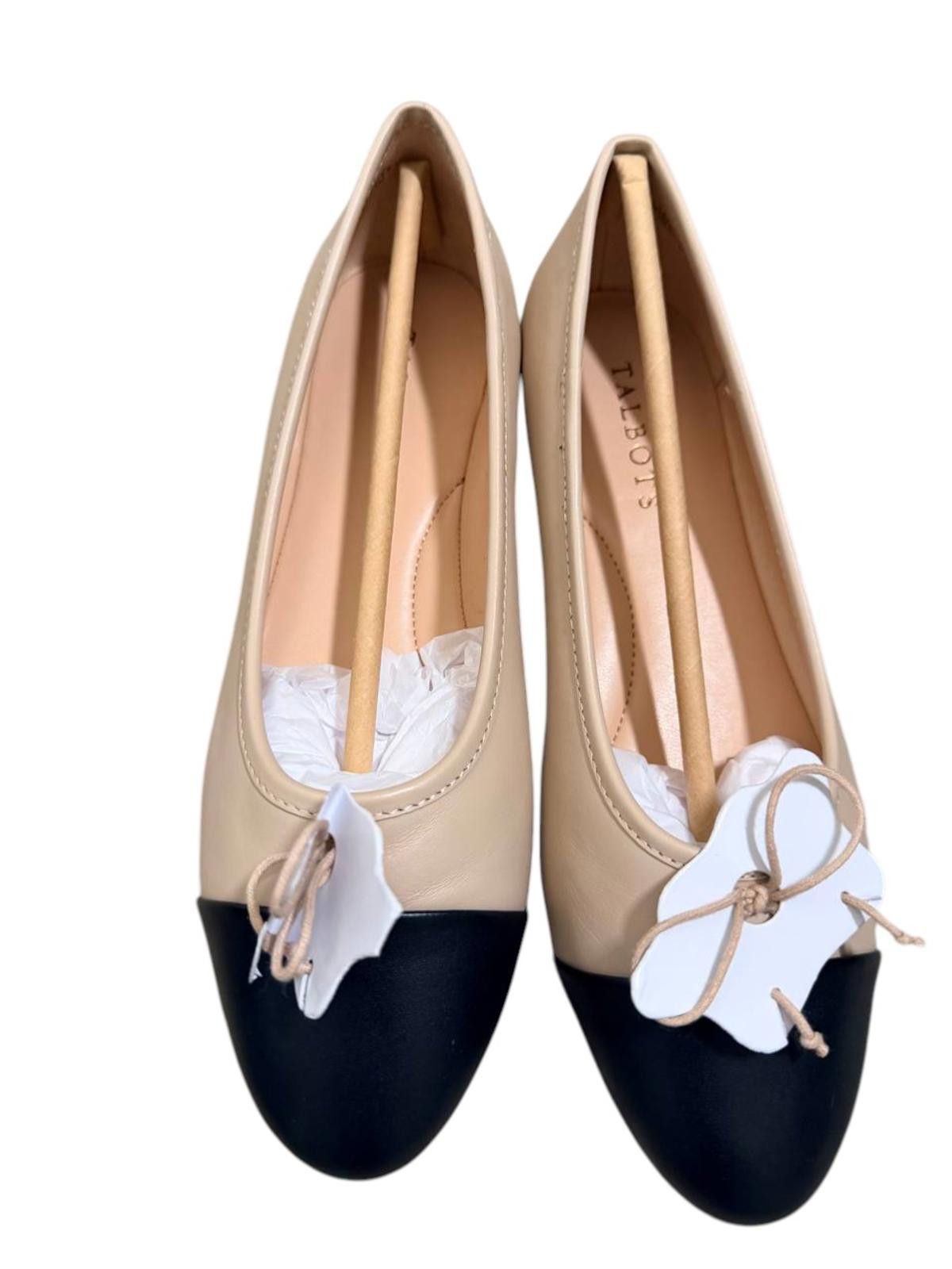 Other Talbots Ansly Ballet Flats – Rattan/Black – Size 6.5M Size US 6.5 / IT 36.5 - 2 Thumbnail