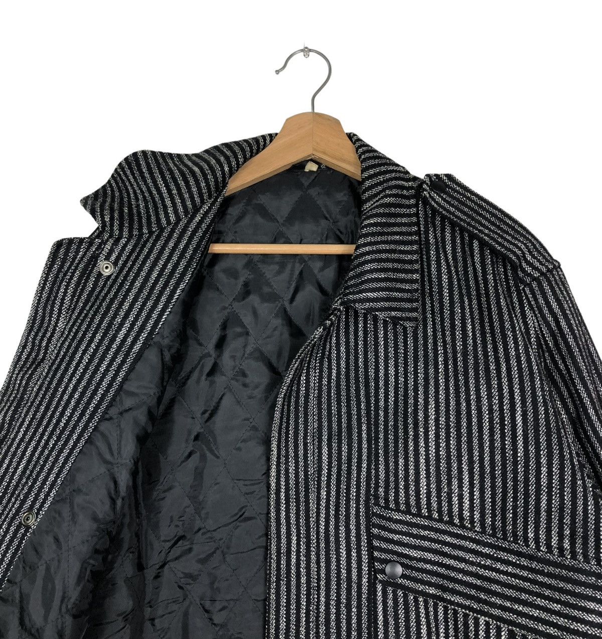 Japanese Brand 🔥VINTAGE HICKORY CHORE BOMBER JACKET BIG POCKET ISSEY MIYAKE Size US M / EU 48-50 / 2 - 12 Thumbnail