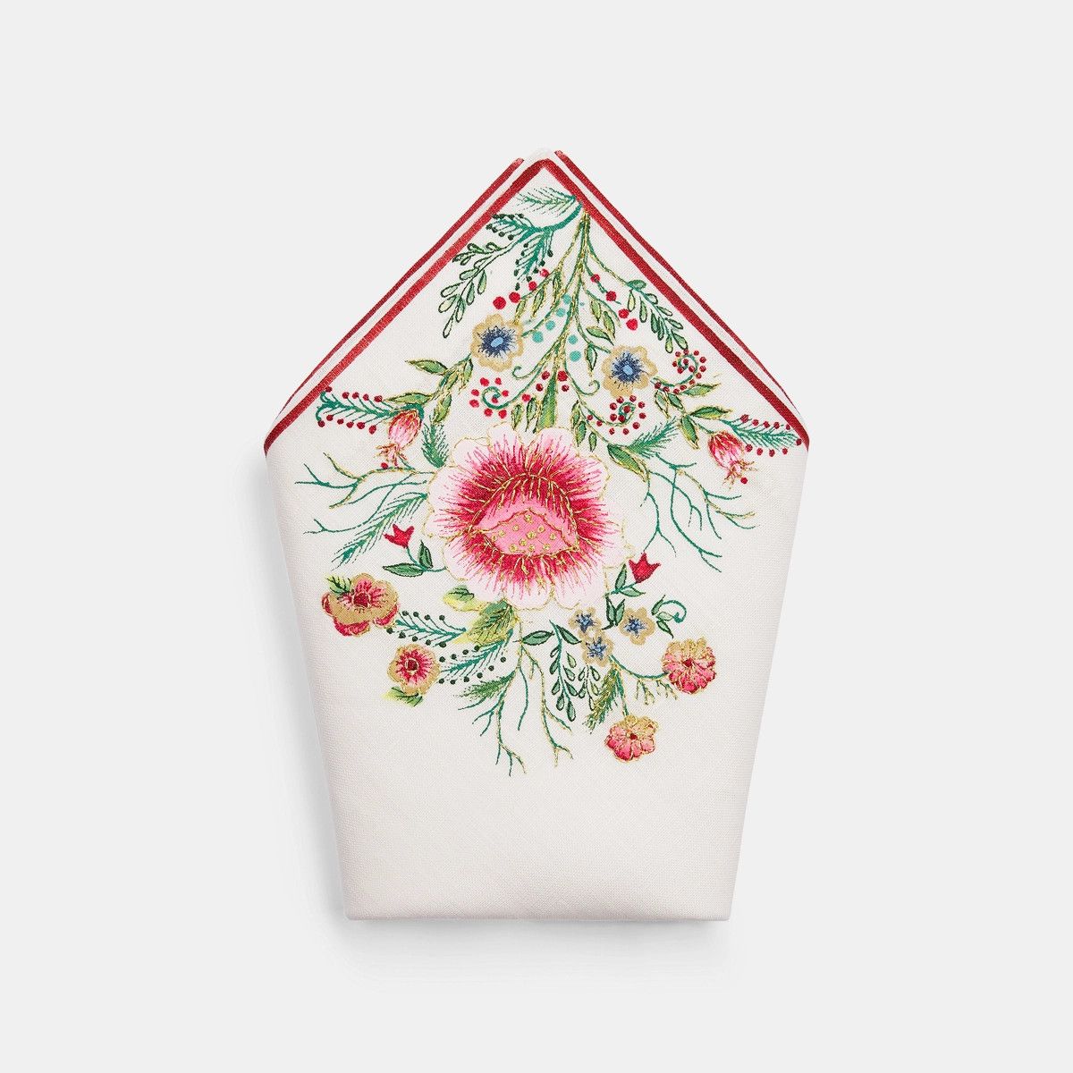 Dior o1bcso1str0226 Size:OS/Placemat And Napkin Set in Red Size ONE SIZE - 3 Thumbnail