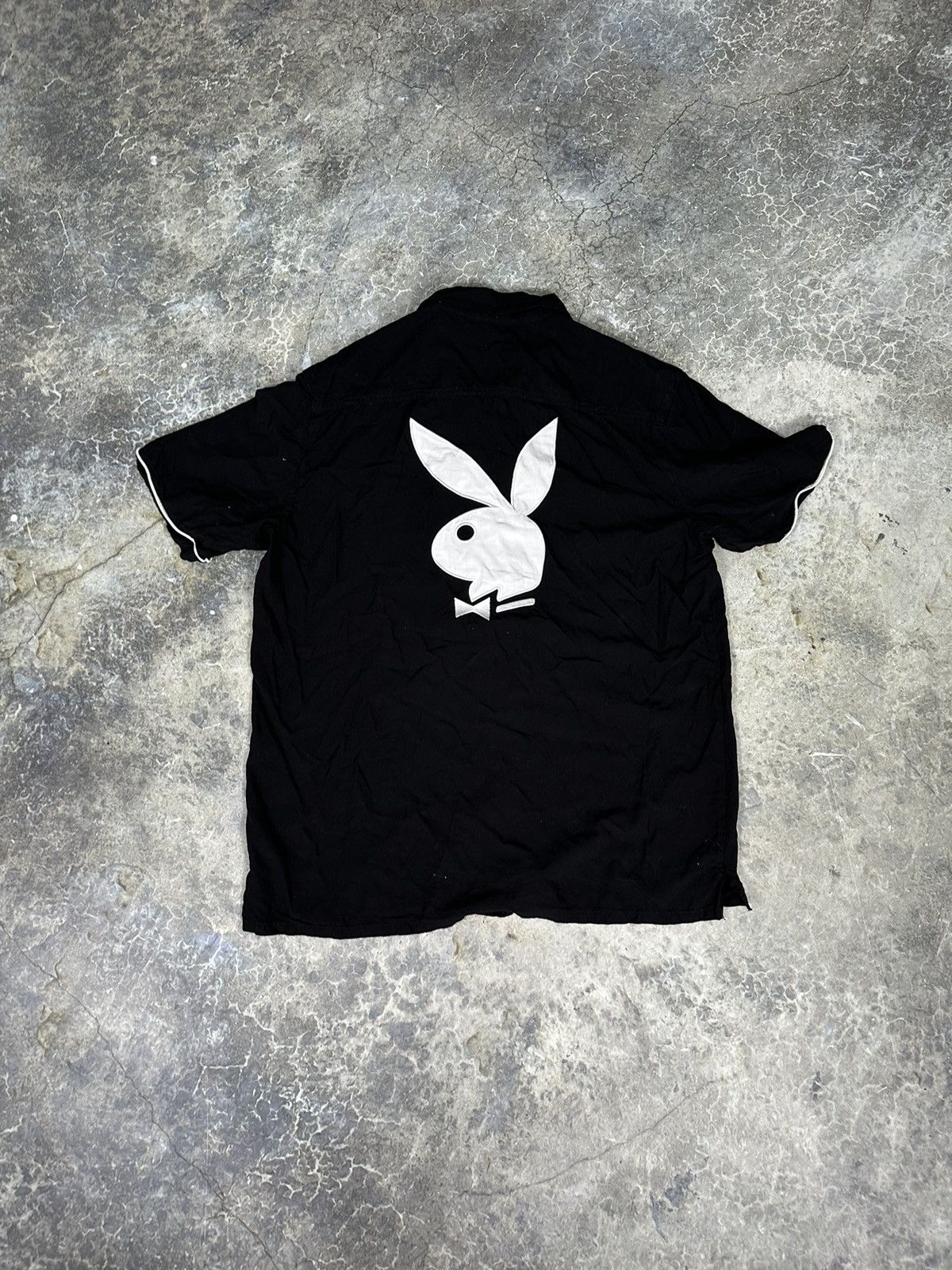 Playboy × Vintage Play Boy Button Up Bowling Shirt Size US M / EU 48-50 / 2 - 3 Thumbnail